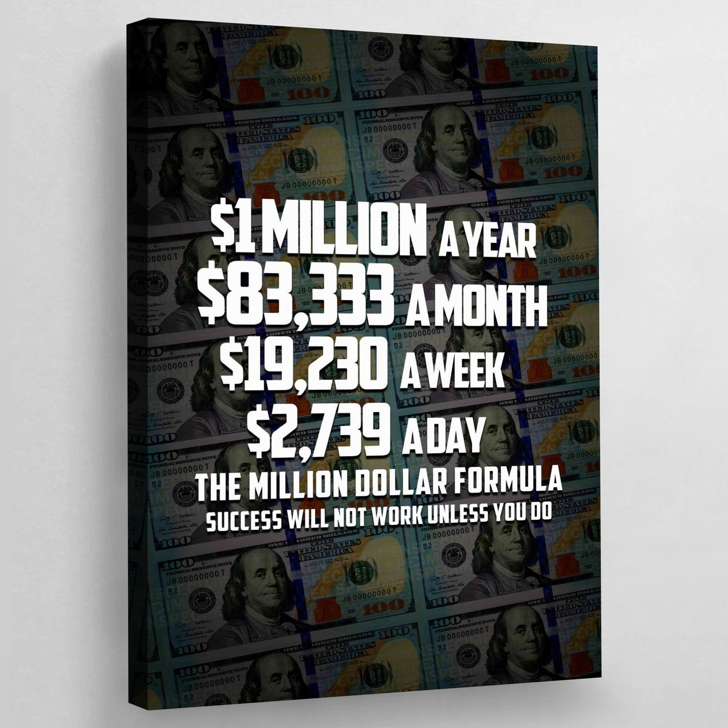 Motivational Canvas Wall Art - Luxury Art Canvas