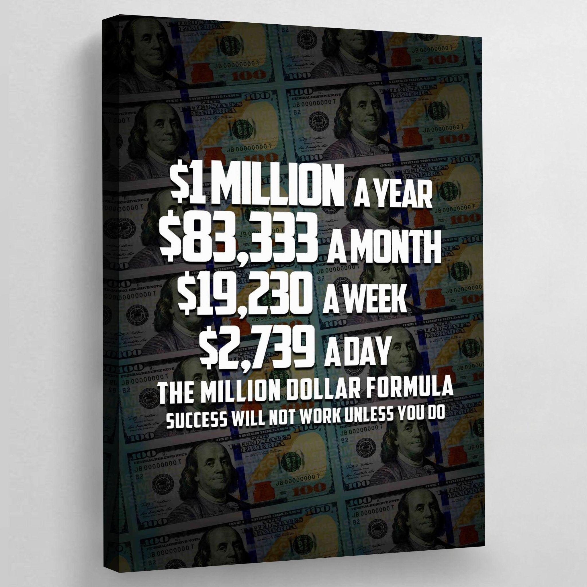 Motivational Canvas Wall Art - Luxury Art Canvas