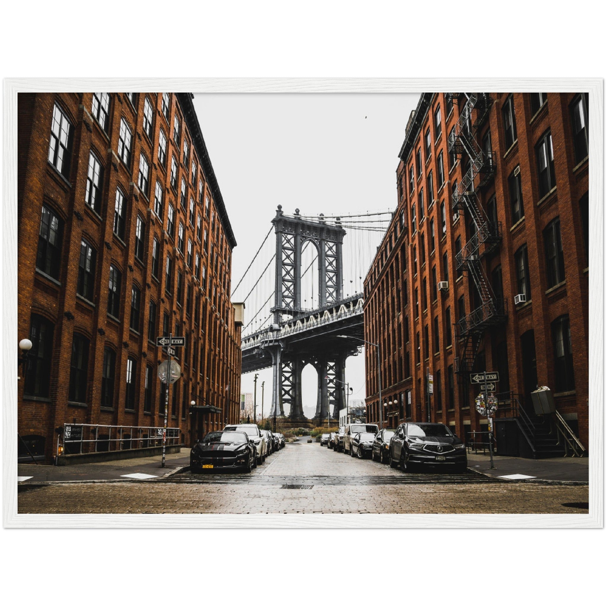 New York Brooklyn Bridge Wall Art - Luxury Art Canvas
