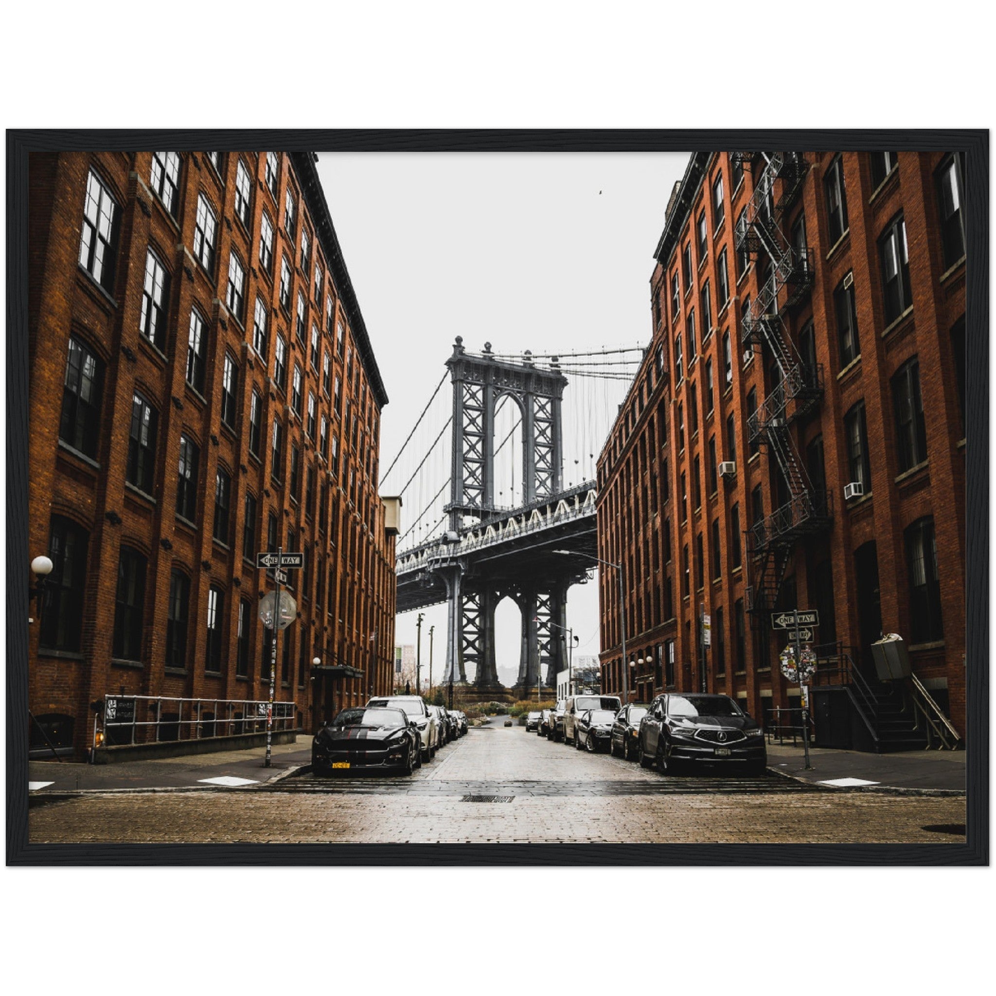 New York Brooklyn Bridge Wall Art - Luxury Art Canvas