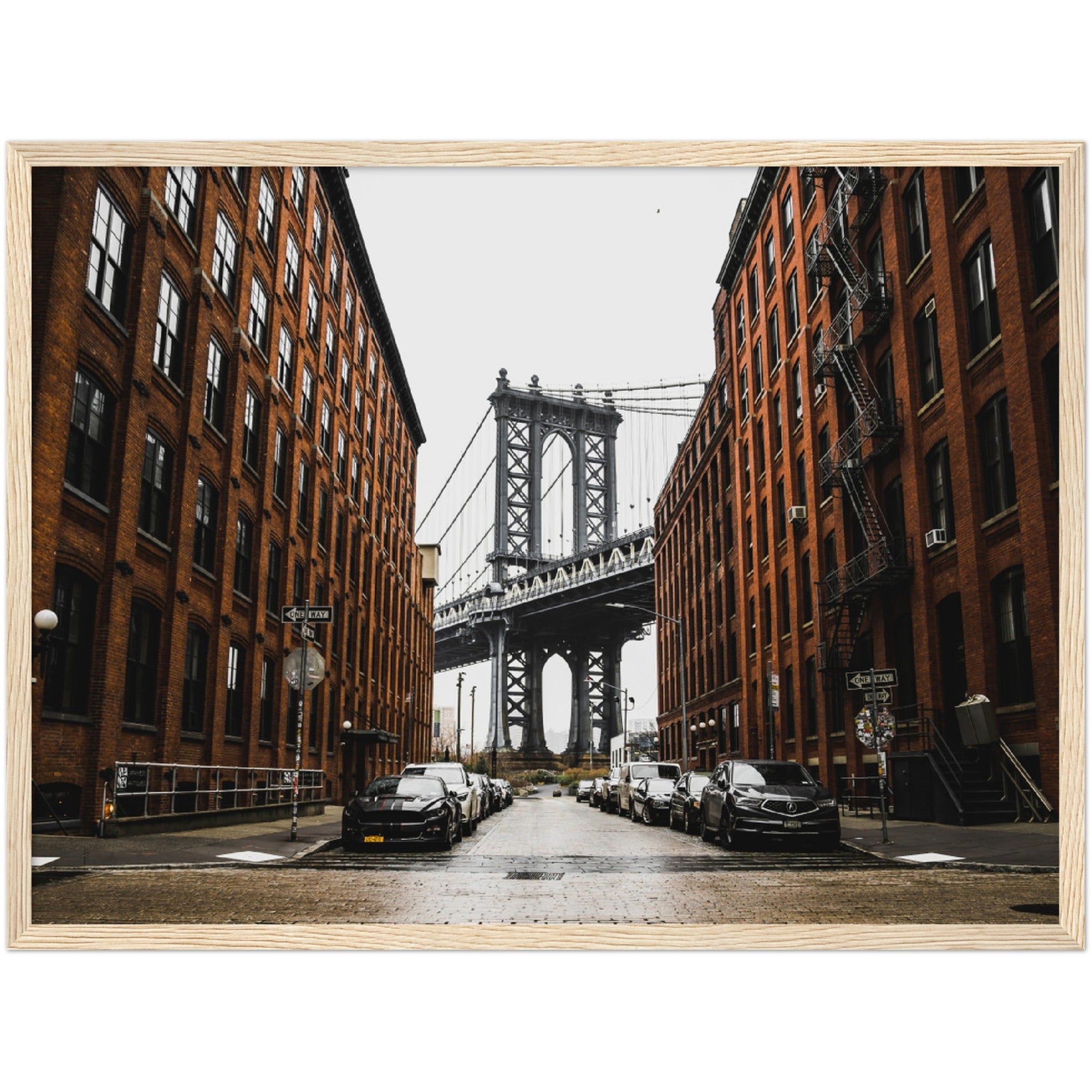 New York Brooklyn Bridge Wall Art - Luxury Art Canvas