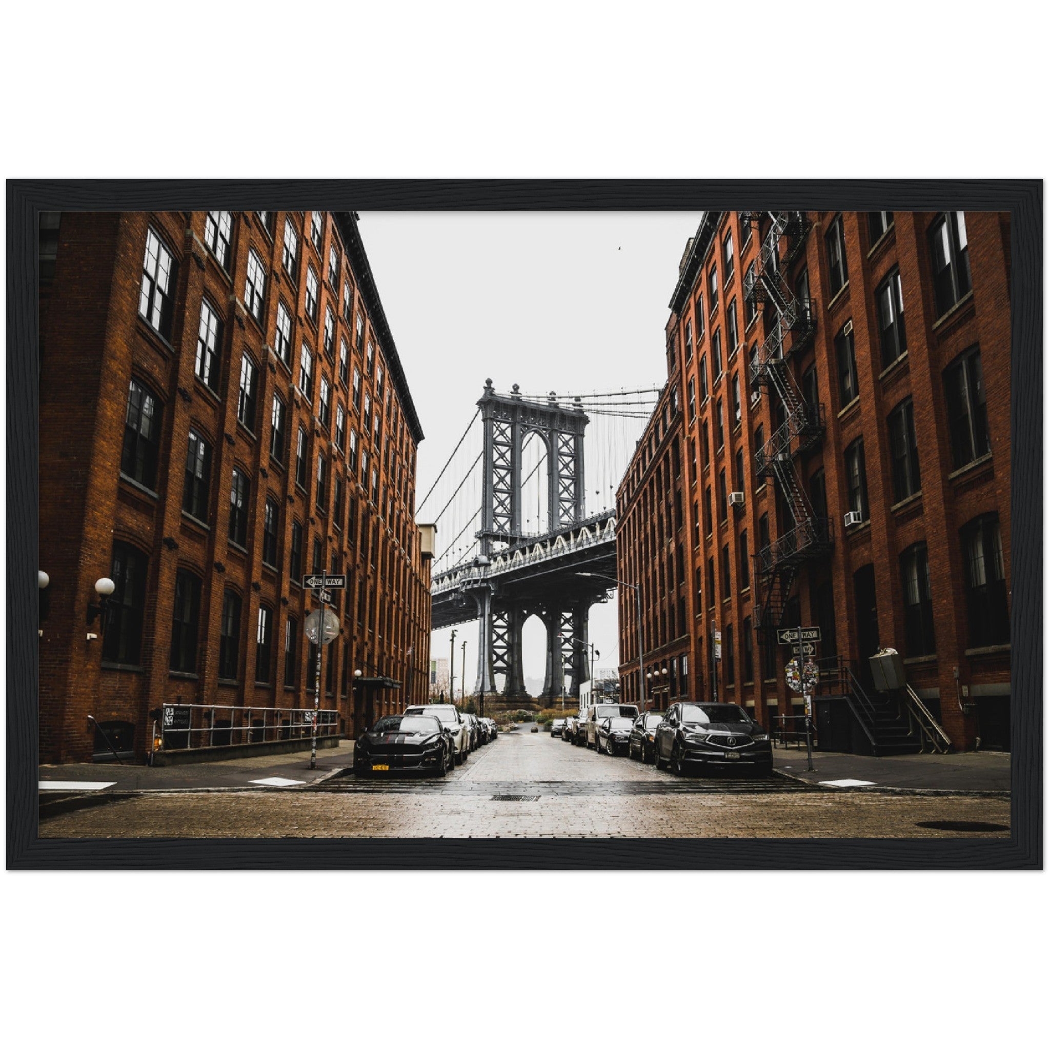 New York Brooklyn Bridge Wall Art - Luxury Art Canvas