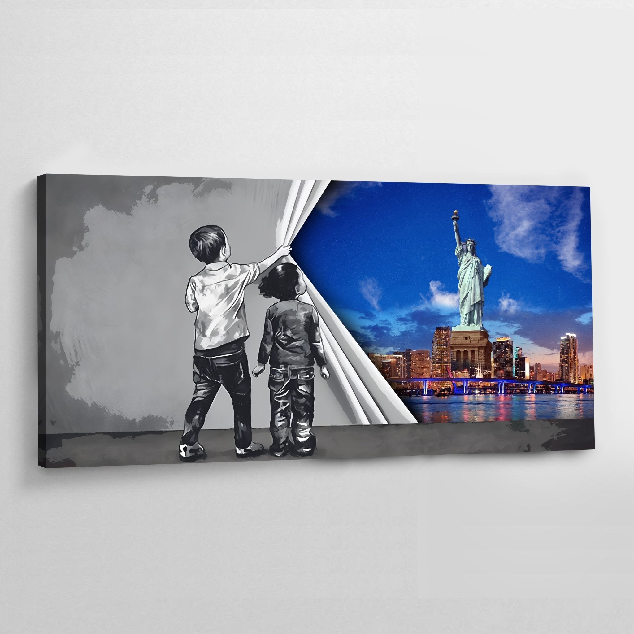 New York Graffiti Wall Art - Luxury Art Canvas