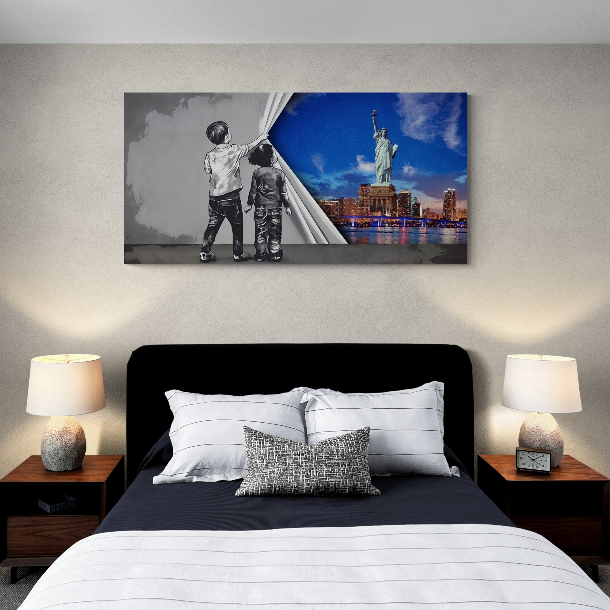 New York Graffiti Wall Art - Luxury Art Canvas