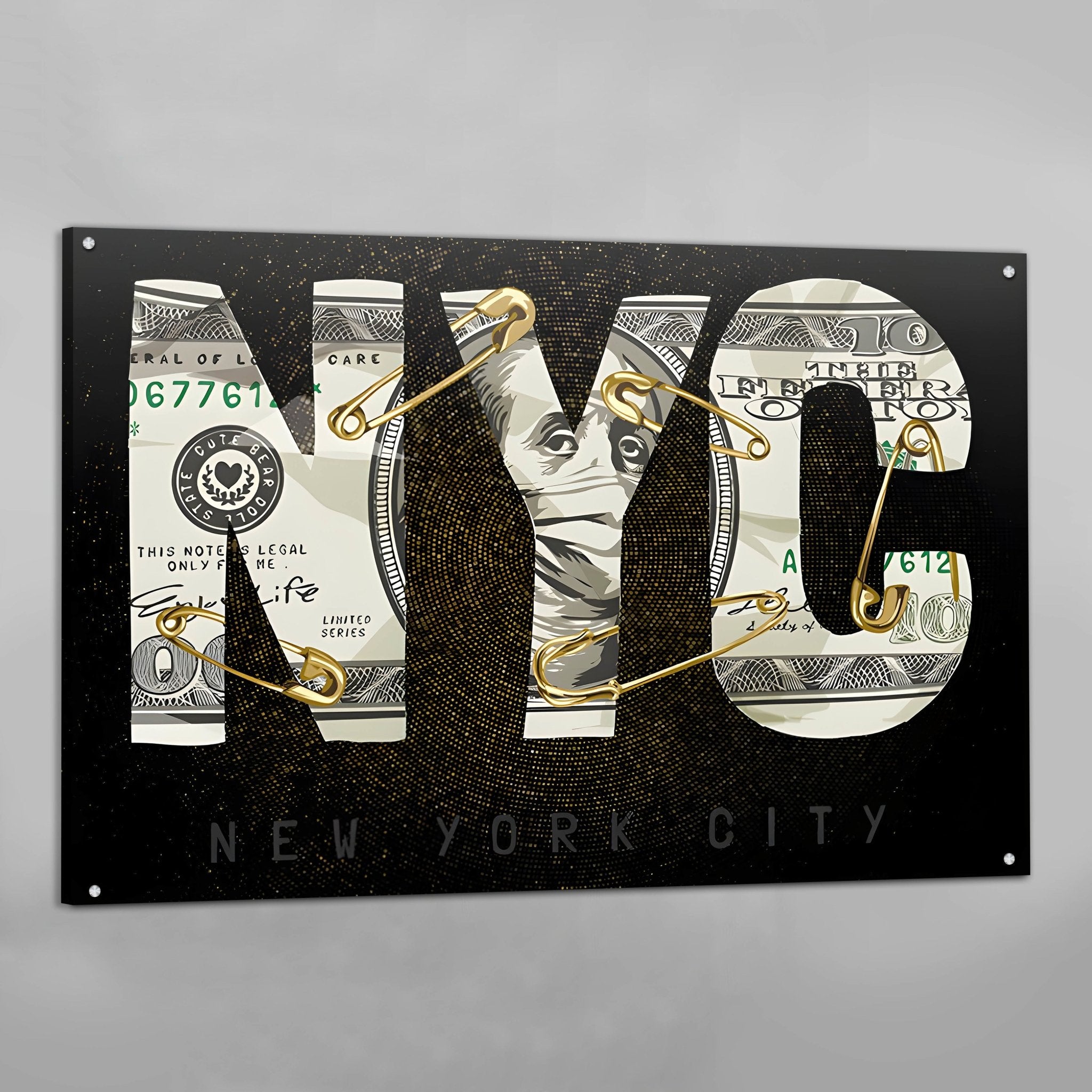 New York Motivational Wall Art - Luxury Art Canvas