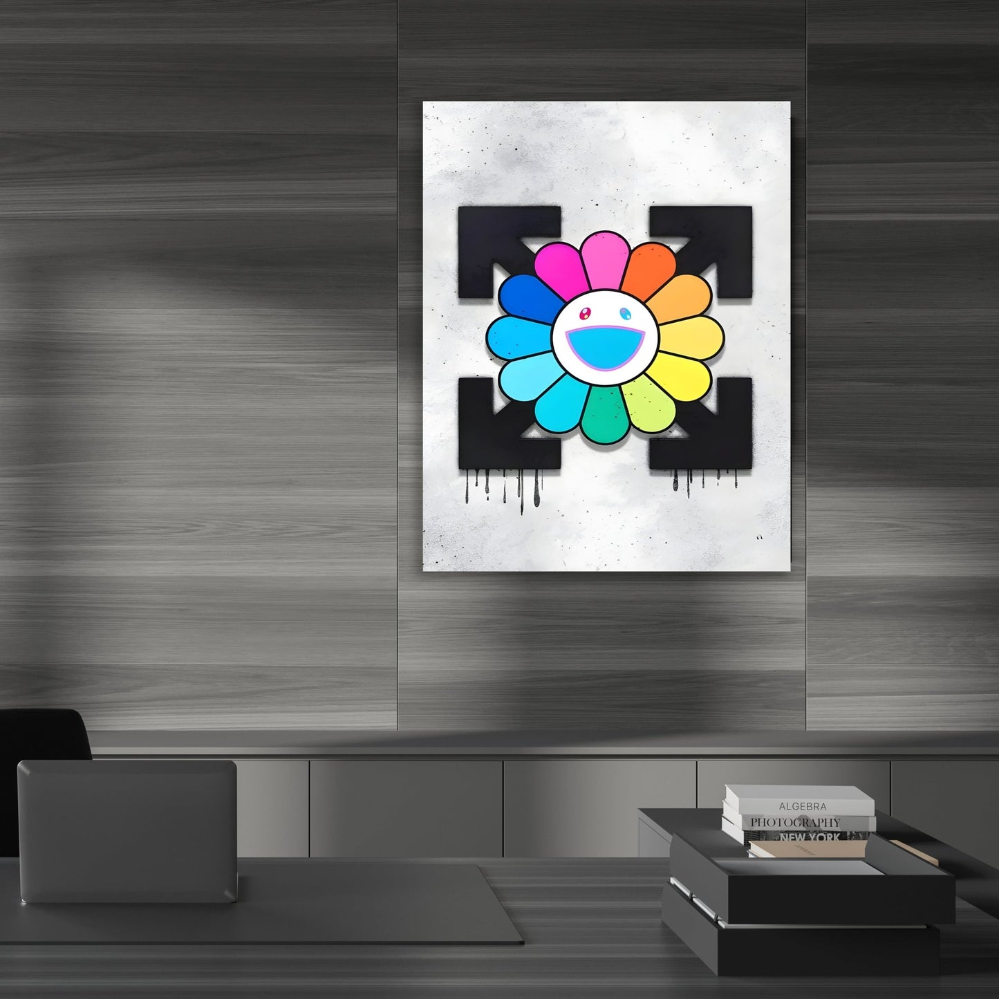 Off White Wall Art - Luxury Art Canvas