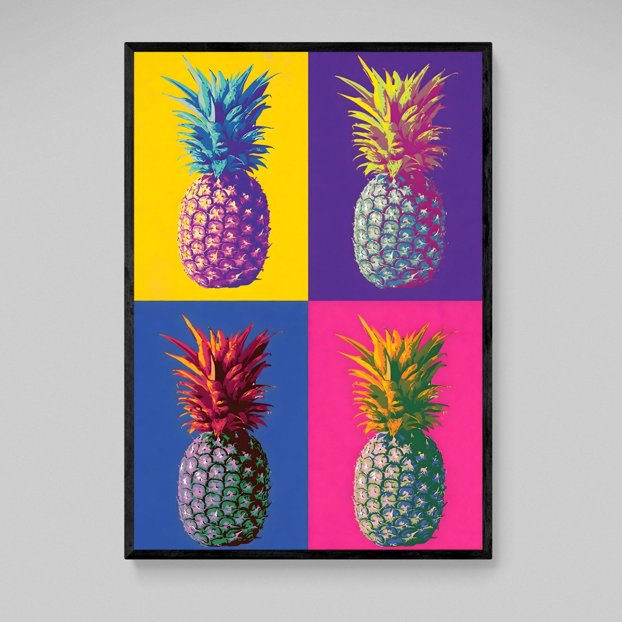 Pineapple Pop Art Canvas - Luxury Art Canvas