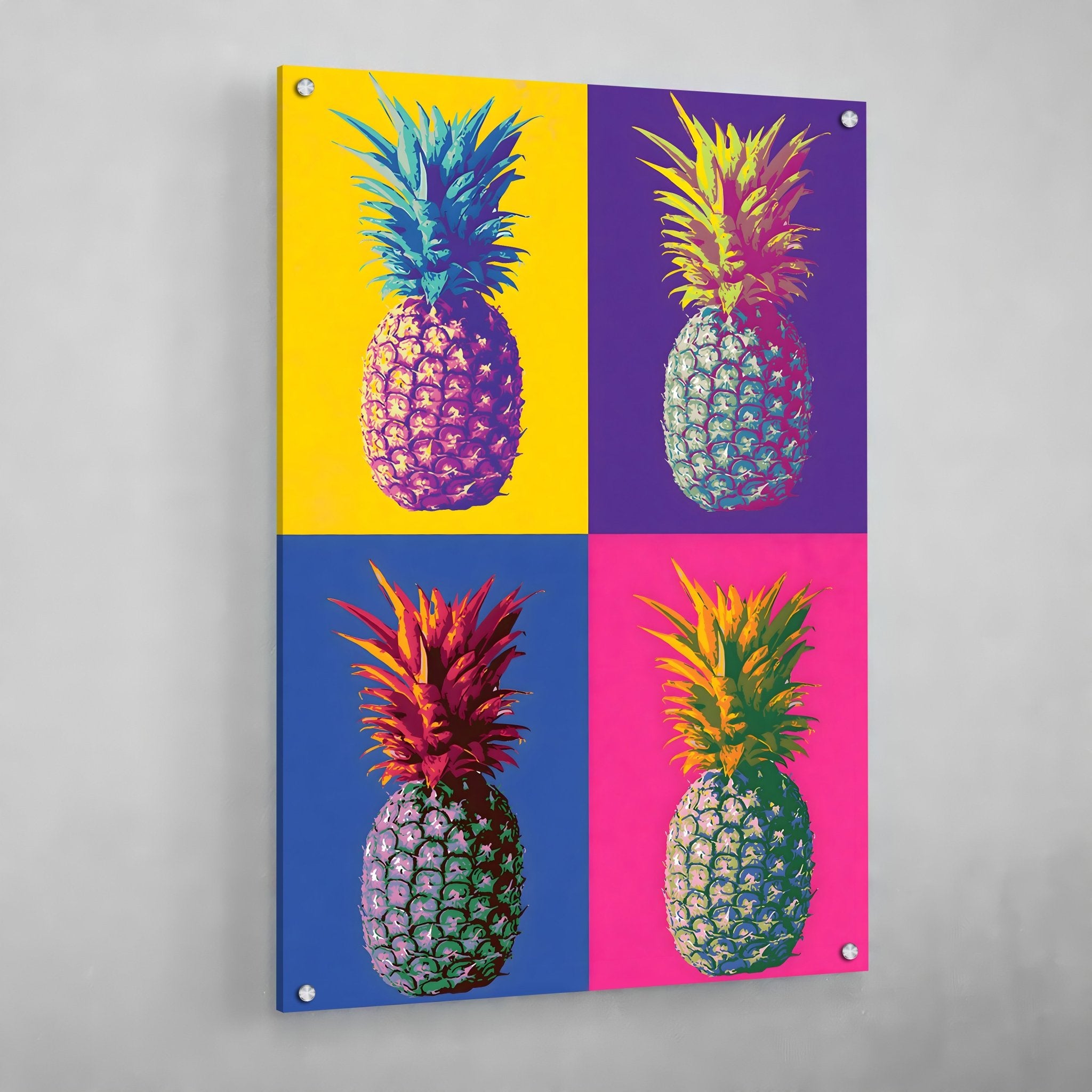 Pineapple Pop Art Canvas - Luxury Art Canvas
