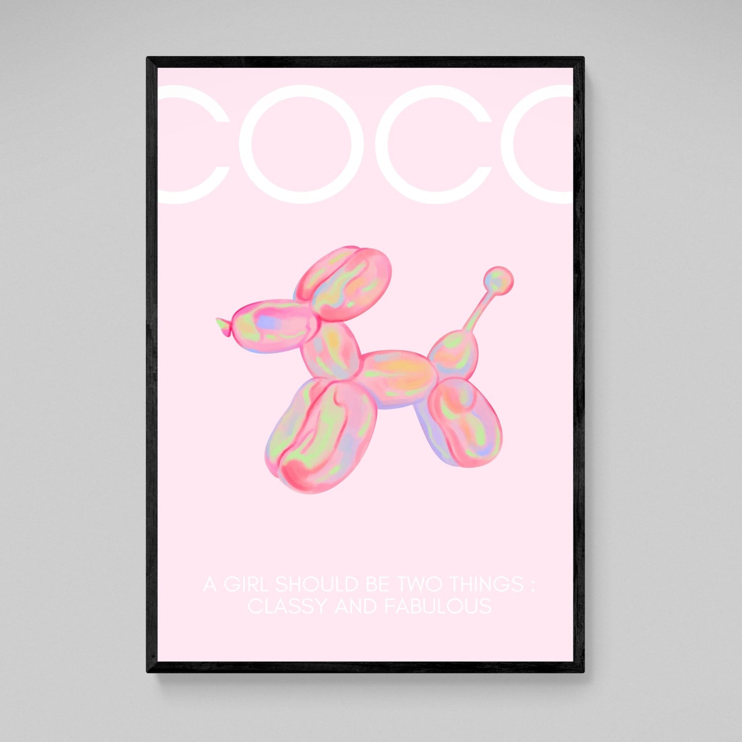 Pink Coco Chanel Canvas - Luxury Art Canvas