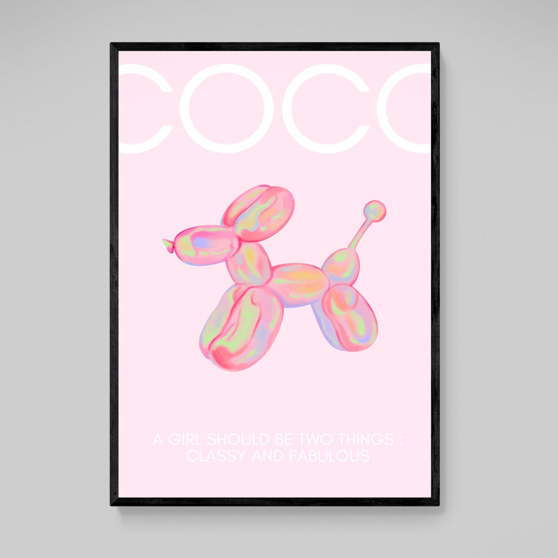 Pink Coco Chanel Canvas - Luxury Art Canvas