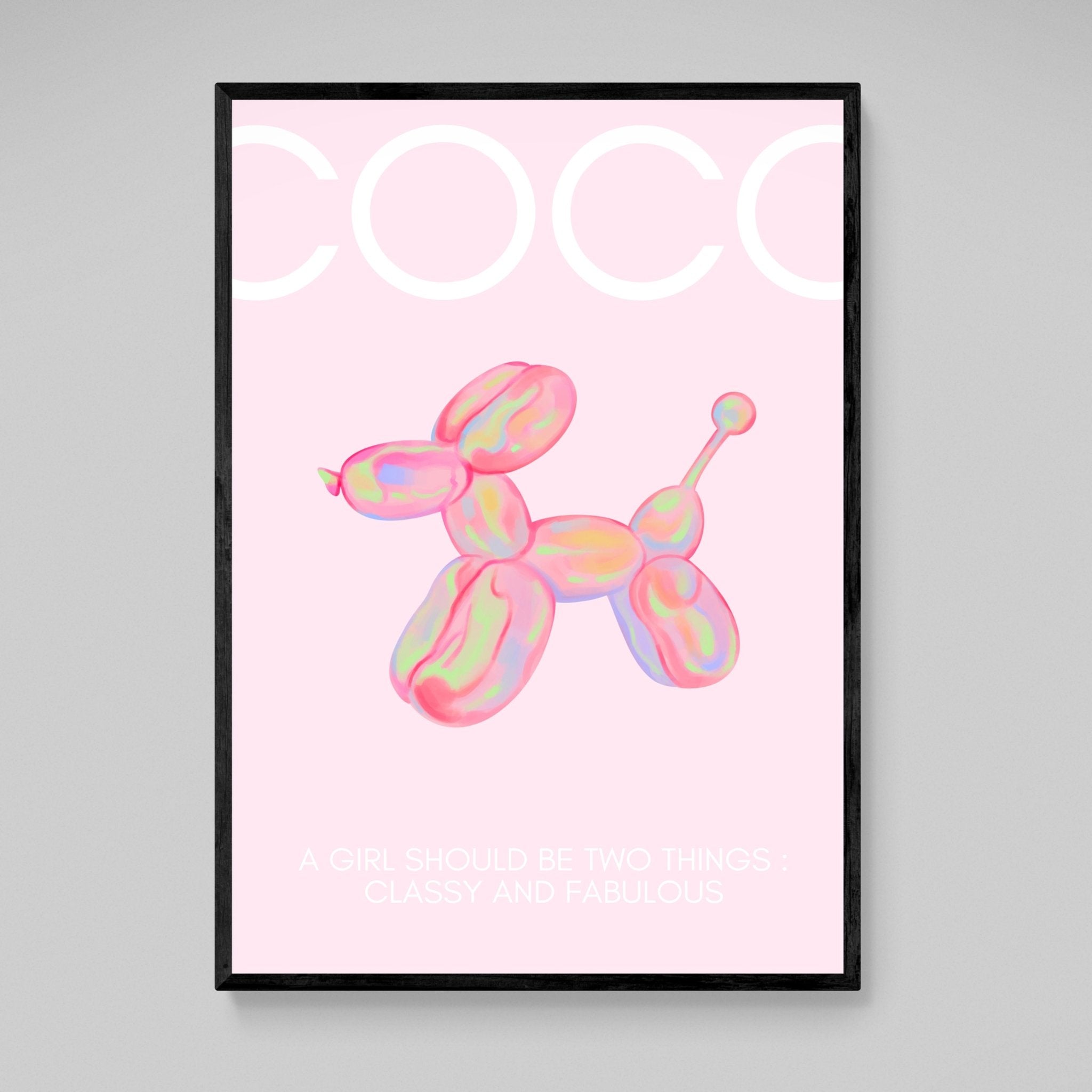 Pink Coco Chanel Canvas - Luxury Art Canvas