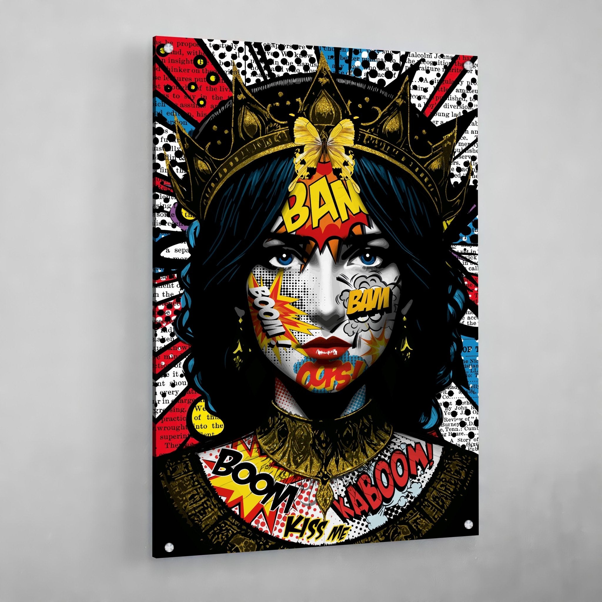 Pop Art Woman Canvas - Luxury Art Canvas