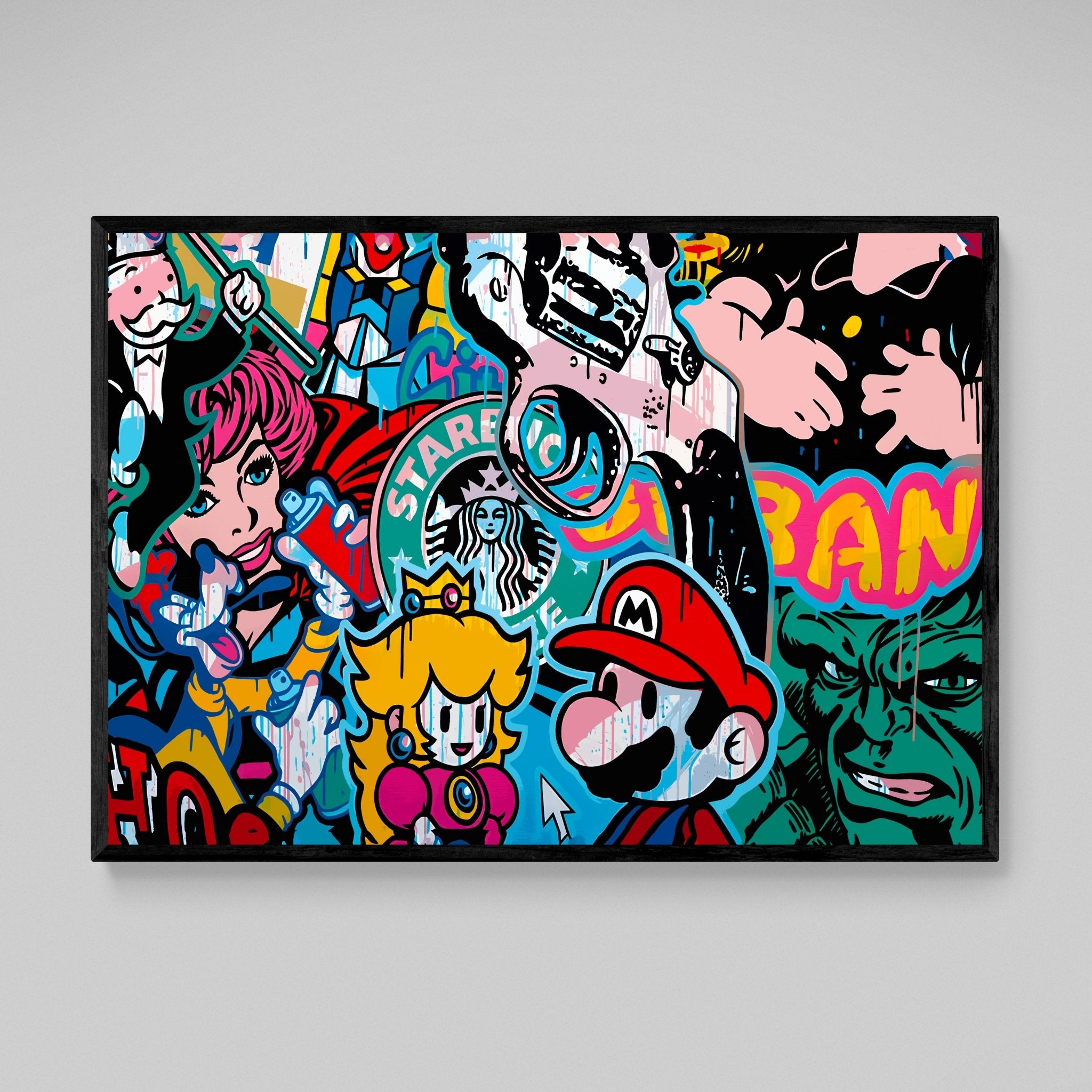 Pop Culture Canvas Wall Art - Luxury Art Canvas