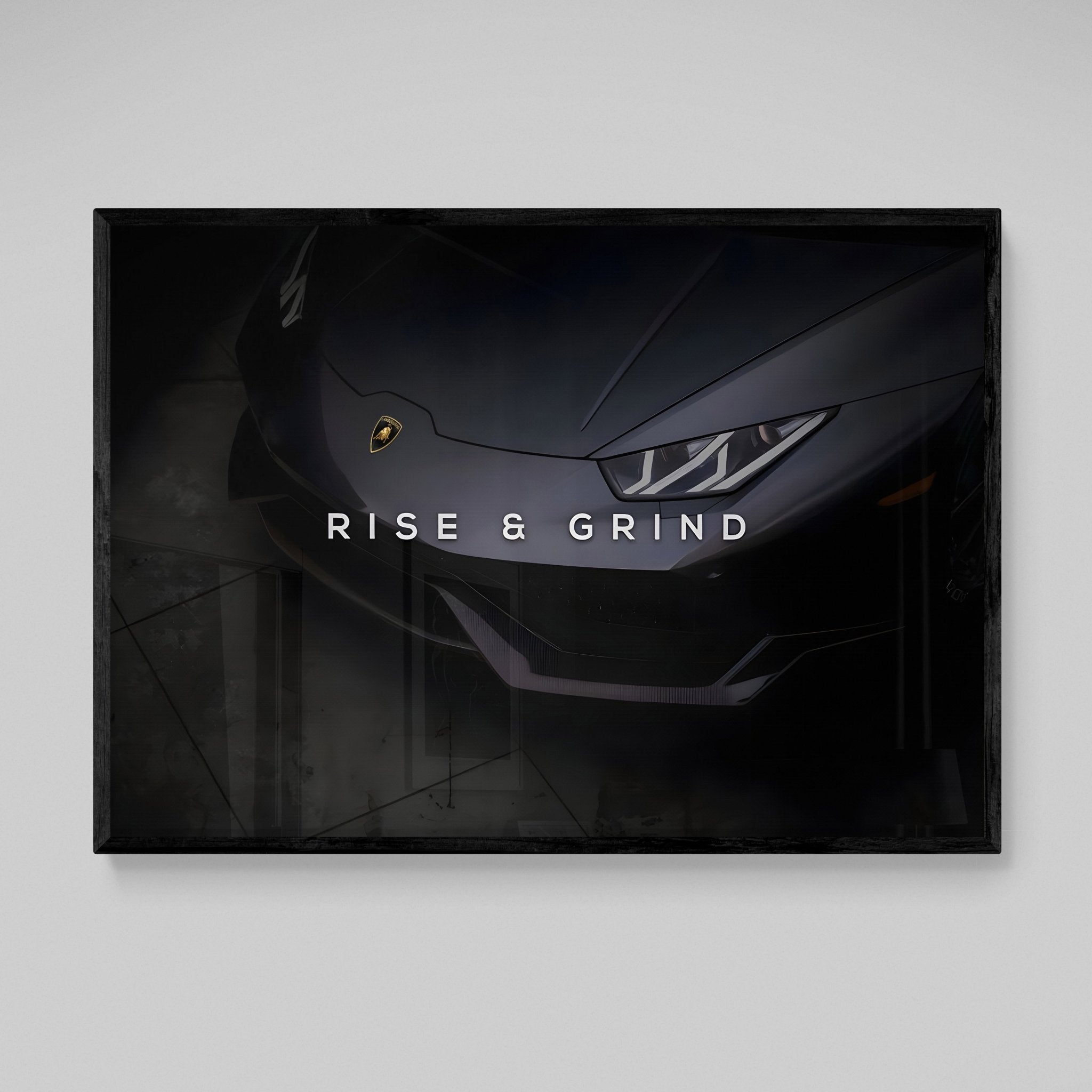 Rise and Grind Wall Art - Luxury Art Canvas