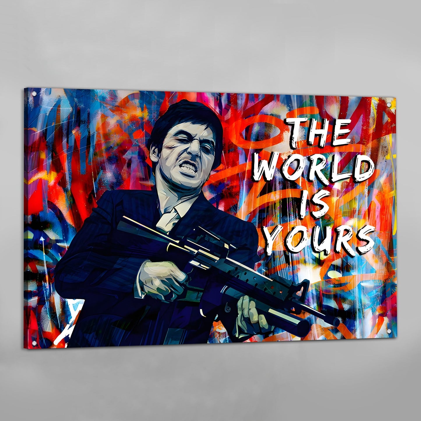 Scarface Graffiti Wall Art - Luxury Art Canvas