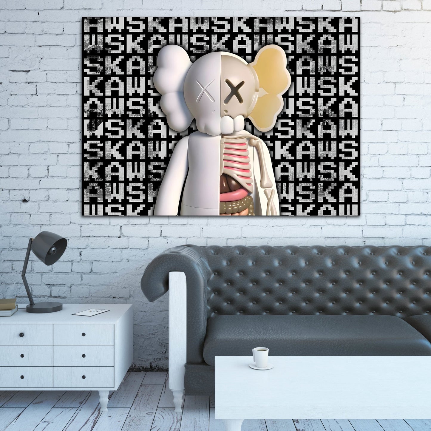 Skeleton Hypebeast Wall Art - Luxury Art Canvas