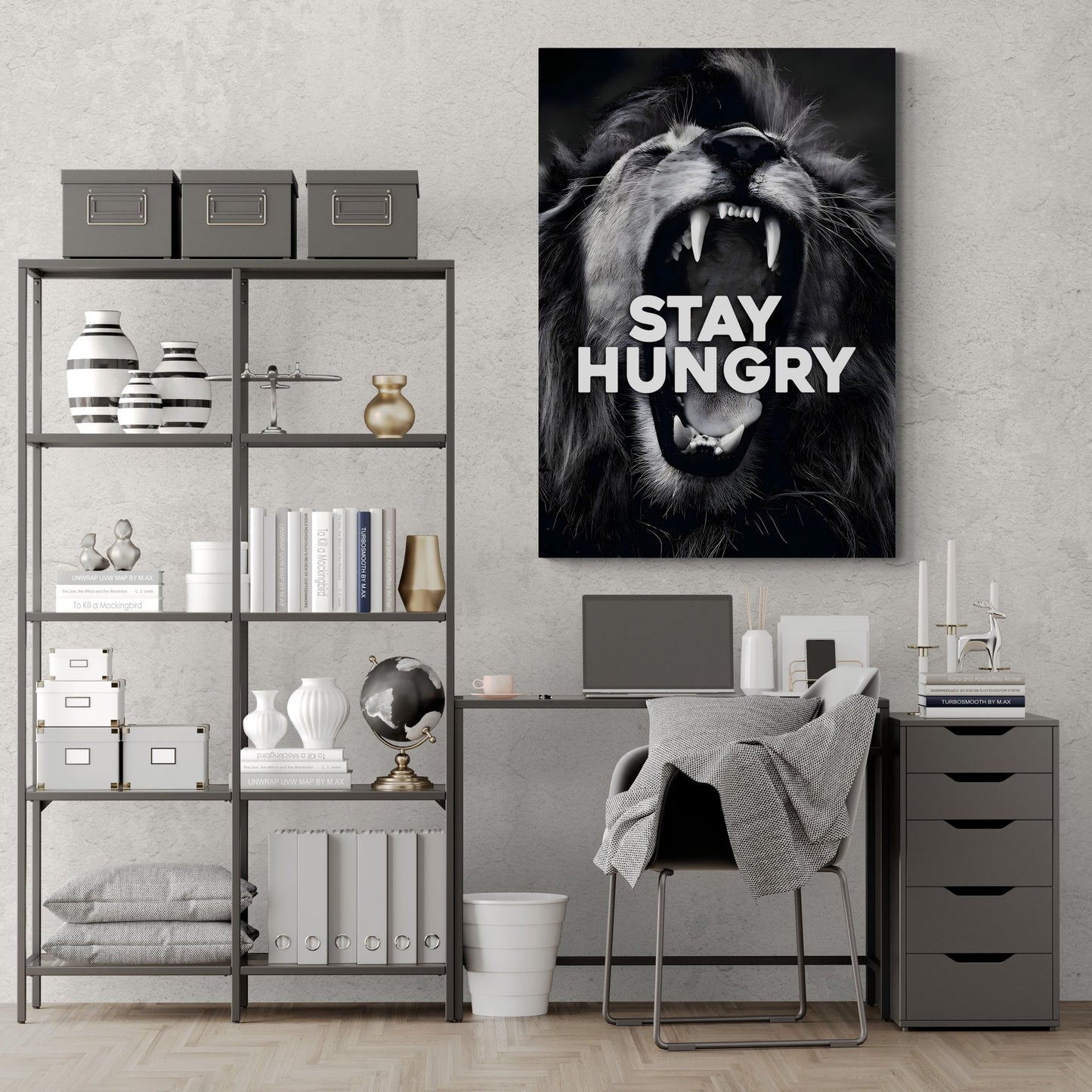 Stay Hungry Canvas - Luxury Art Canvas