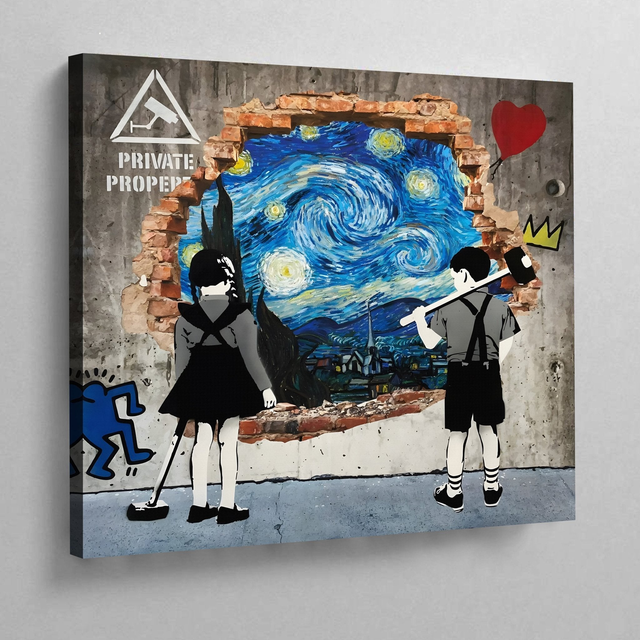 Street Art Graffiti Canvas Art - Luxury Art Canvas