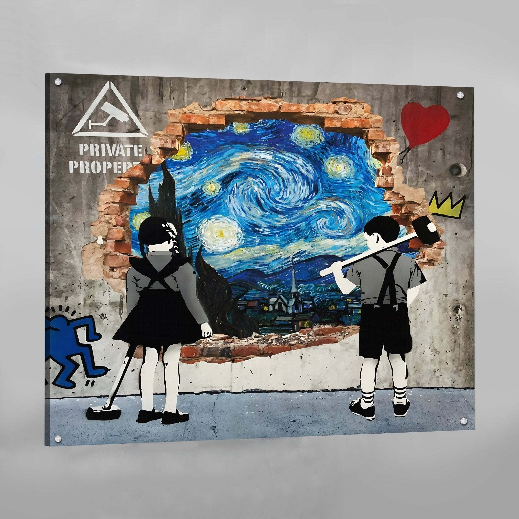Street Art Graffiti Canvas Art - Luxury Art Canvas