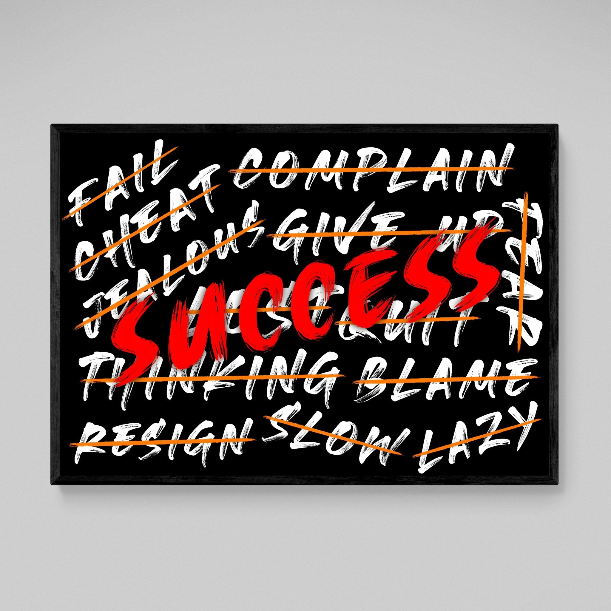 Success Canvas Wall Art - Luxury Art Canvas