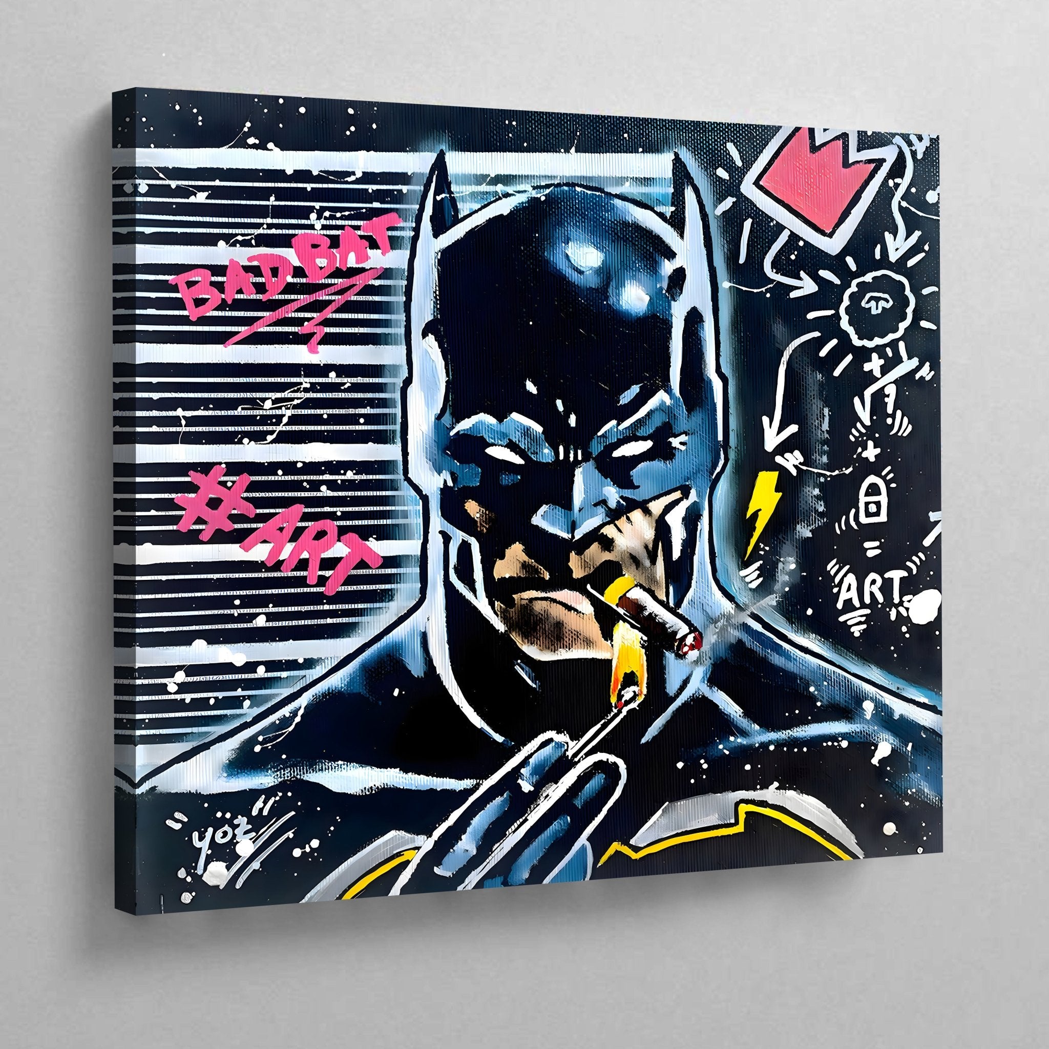 SuperHero Comic Graffiti Wall Art - Luxury Art Canvas