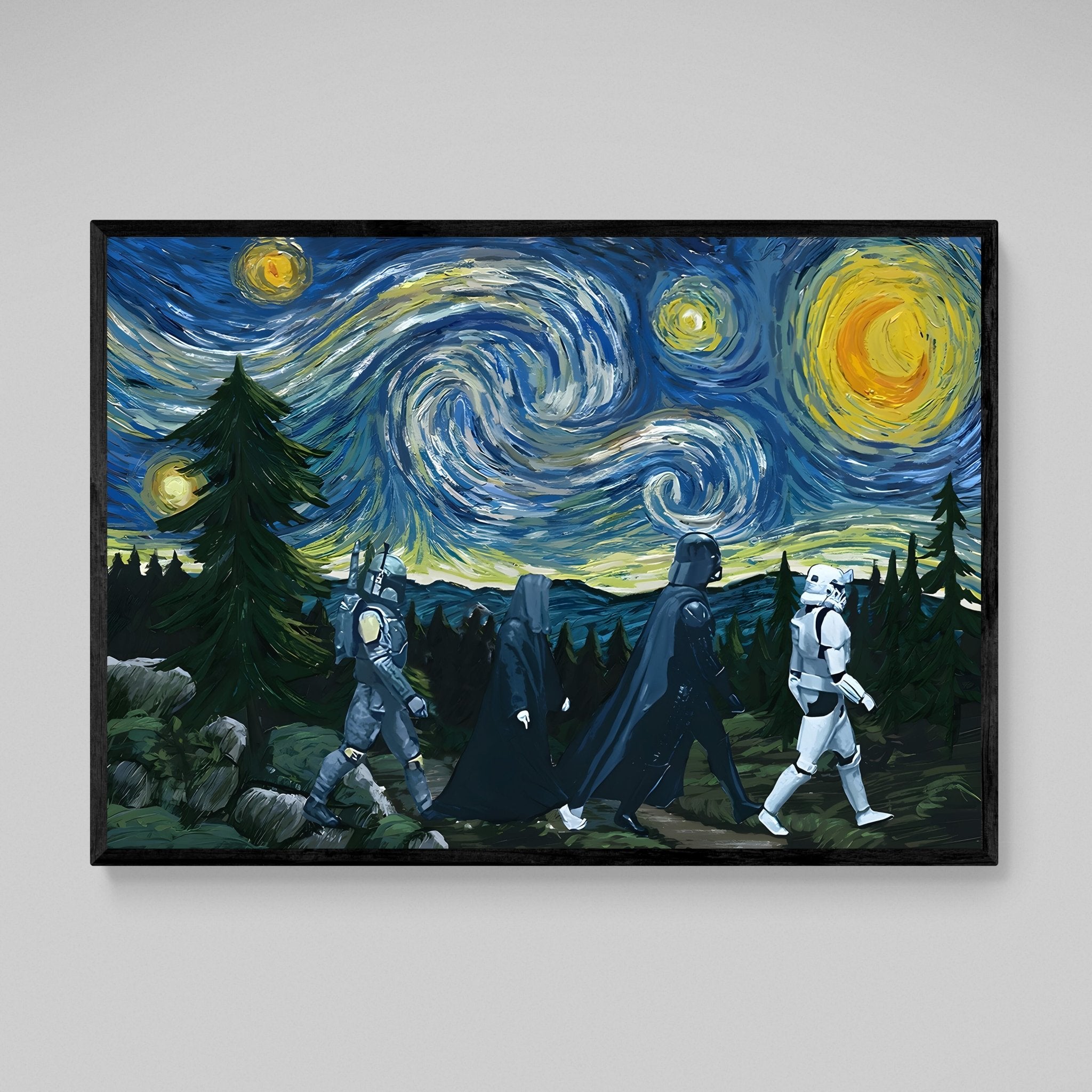 The Dark Side Van Gogh Wall Art - Luxury Art Canvas