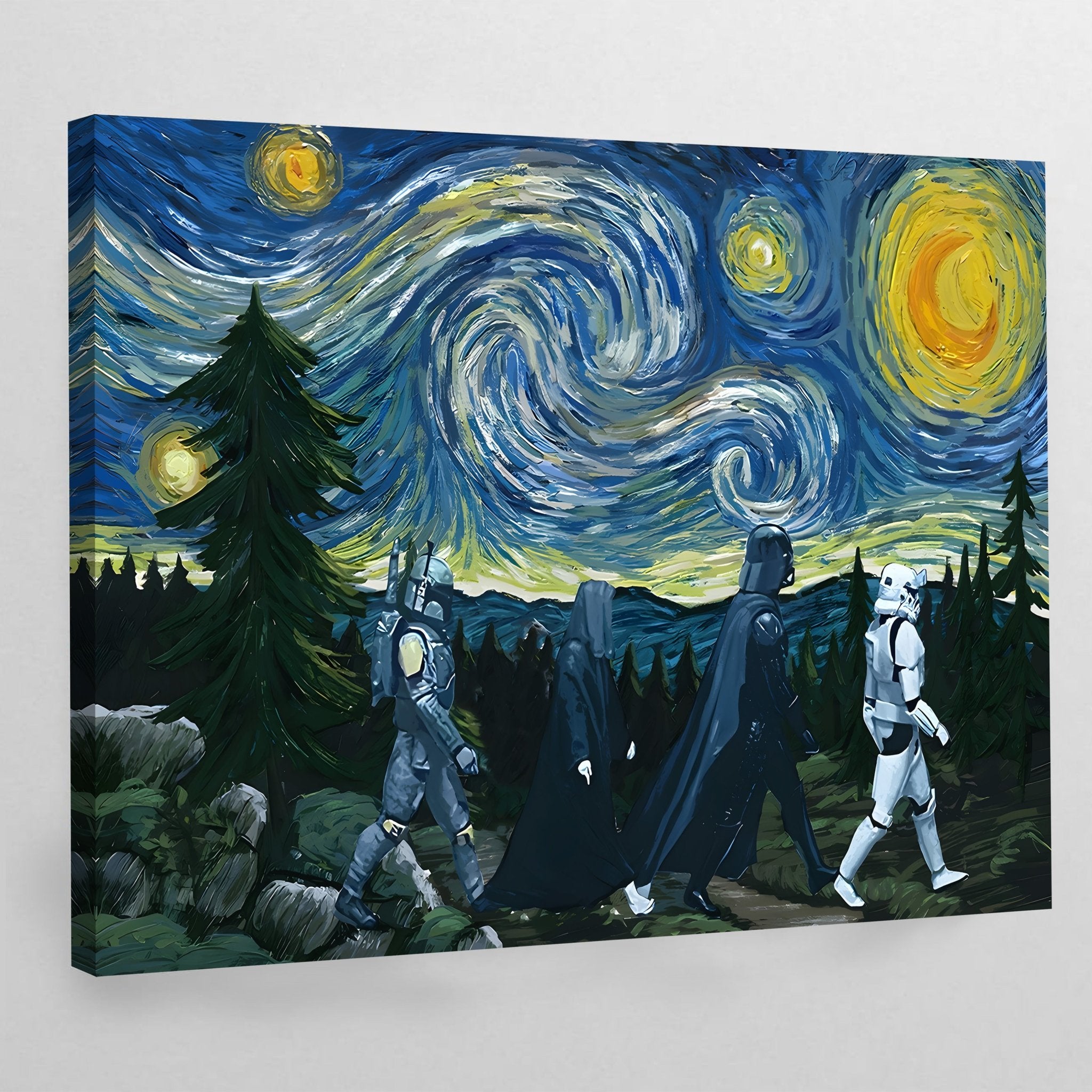 The Dark Side Van Gogh Wall Art - Luxury Art Canvas