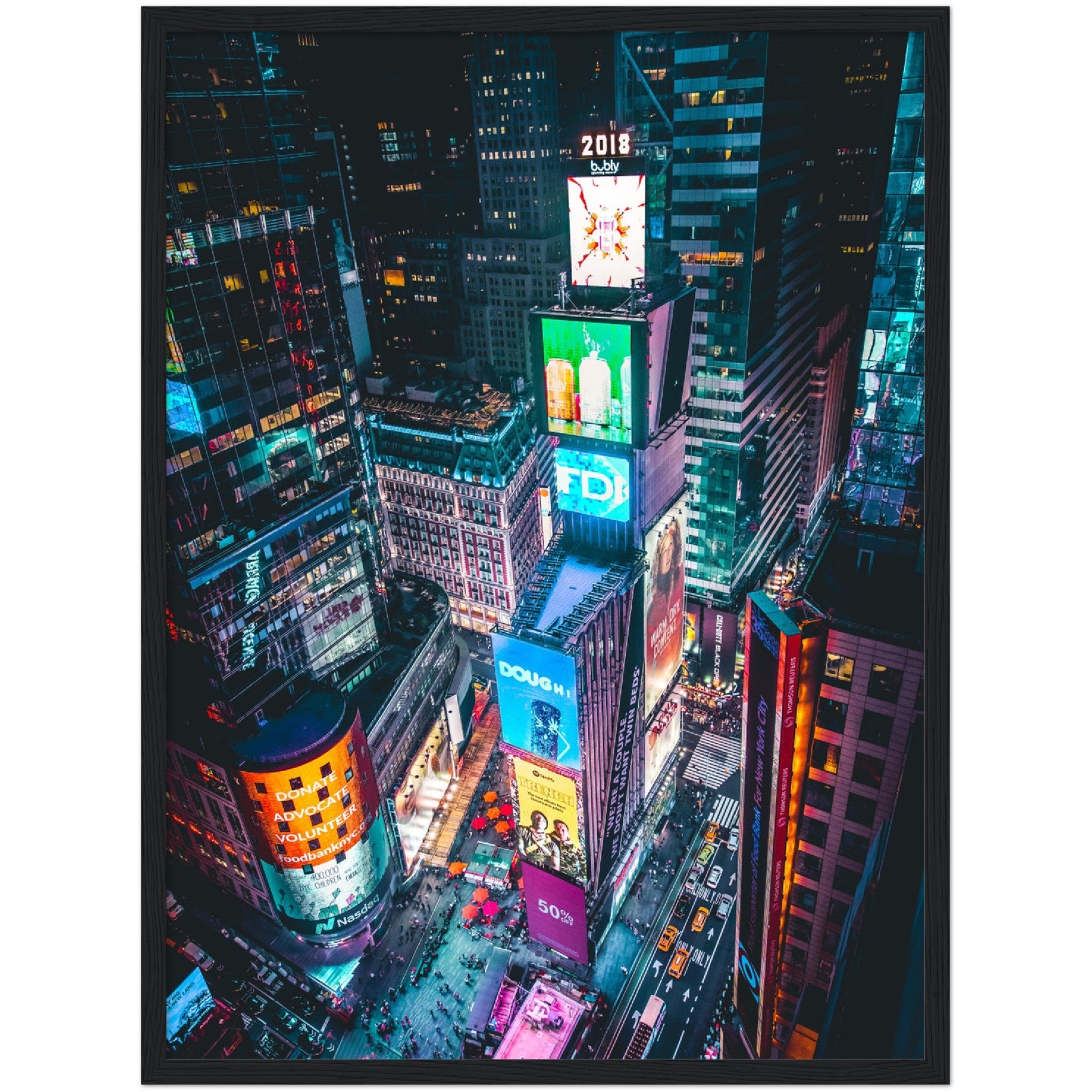 Times Square at Night Wall Art - Luxury Art Canvas