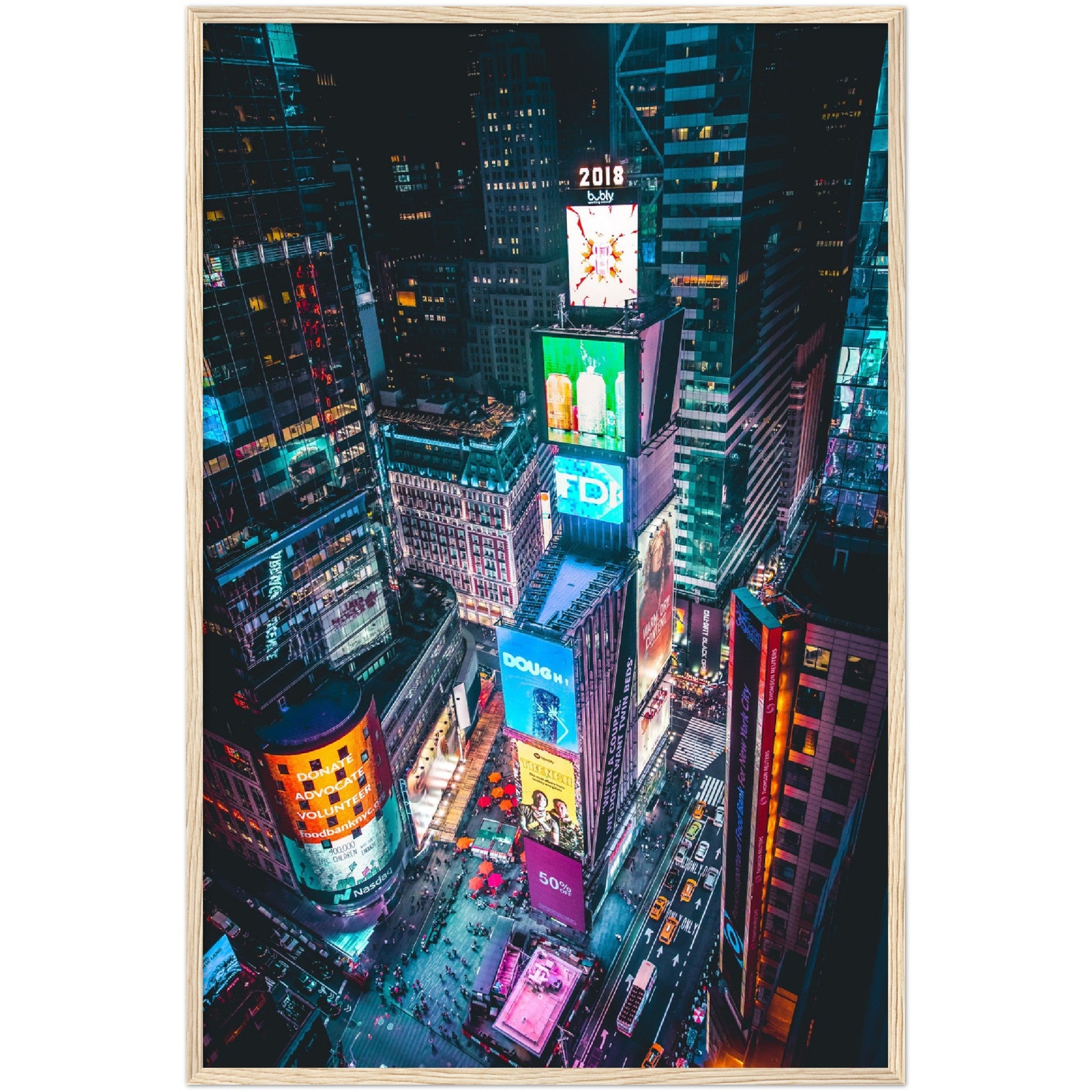 Times Square at Night Wall Art - Luxury Art Canvas