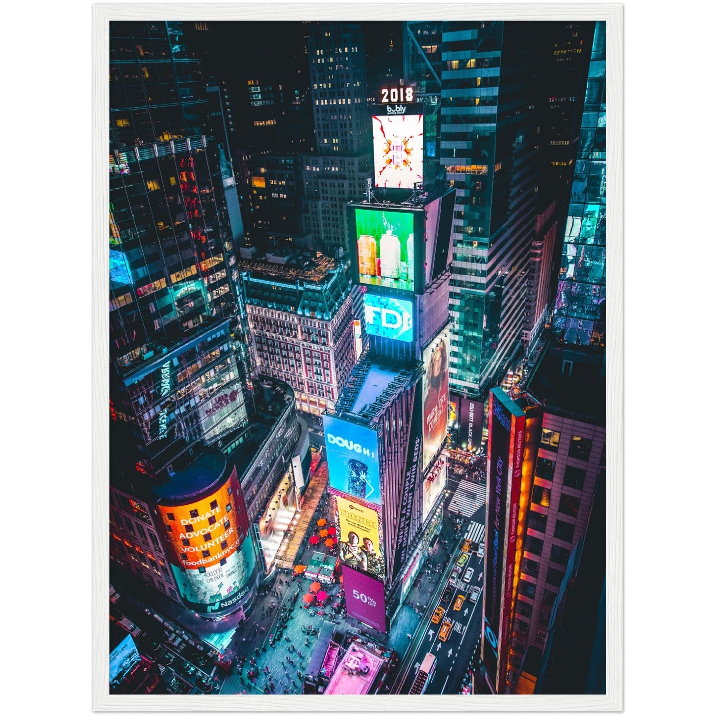 Times Square at Night Wall Art - Luxury Art Canvas