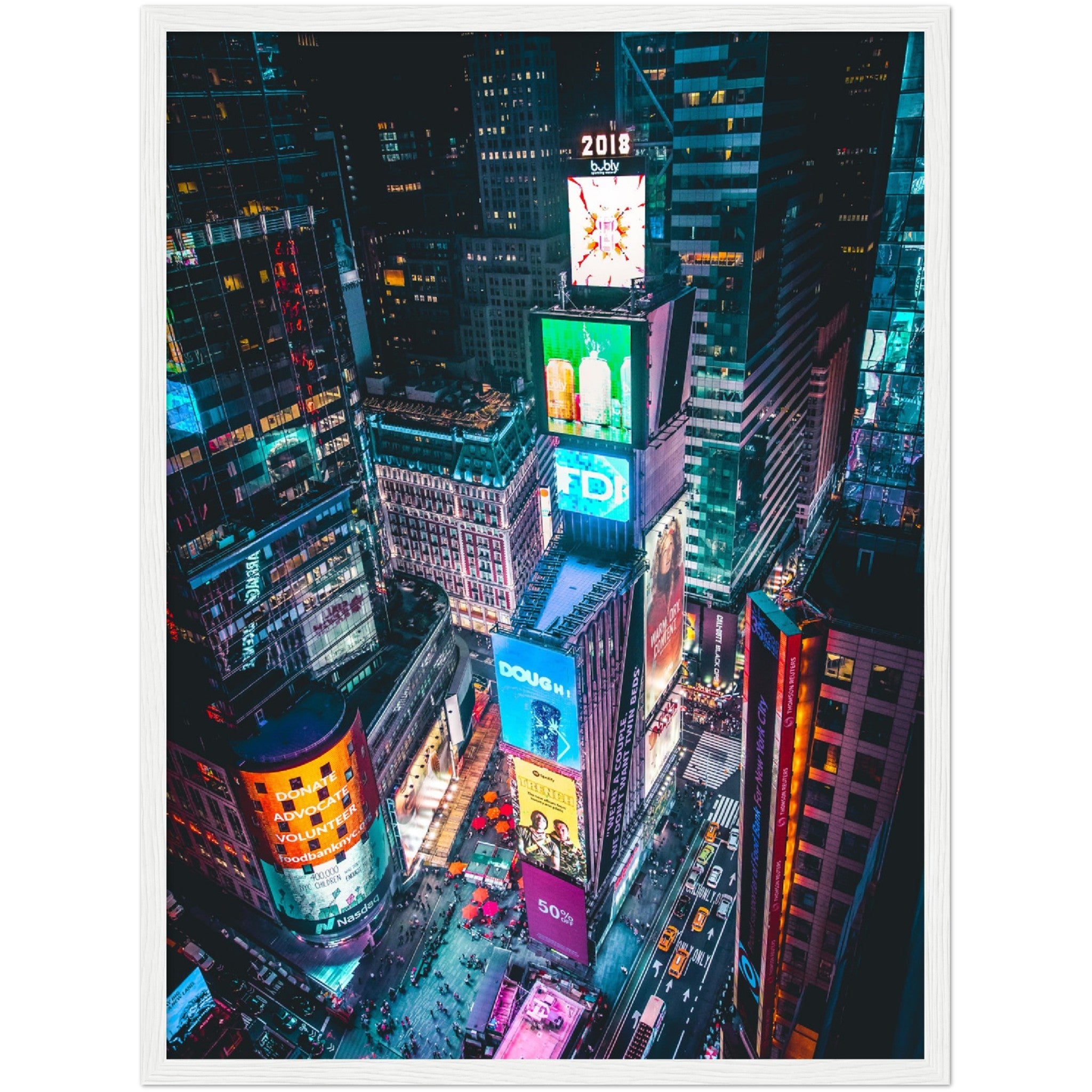 Times Square at Night Wall Art - Luxury Art Canvas