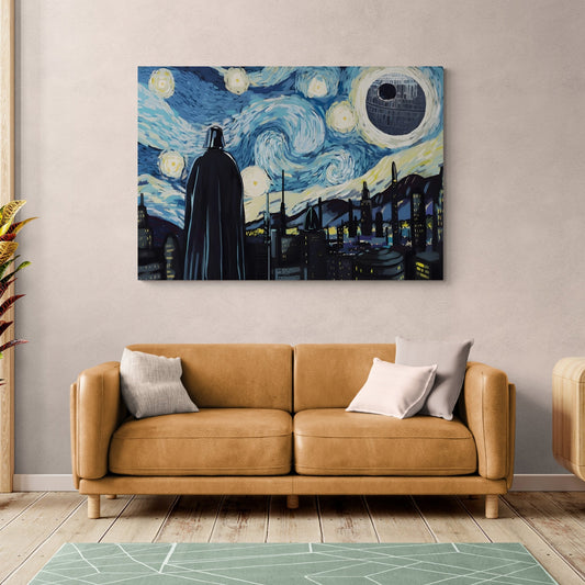 Vader Van Gogh Wall Art - Luxury Art Canvas