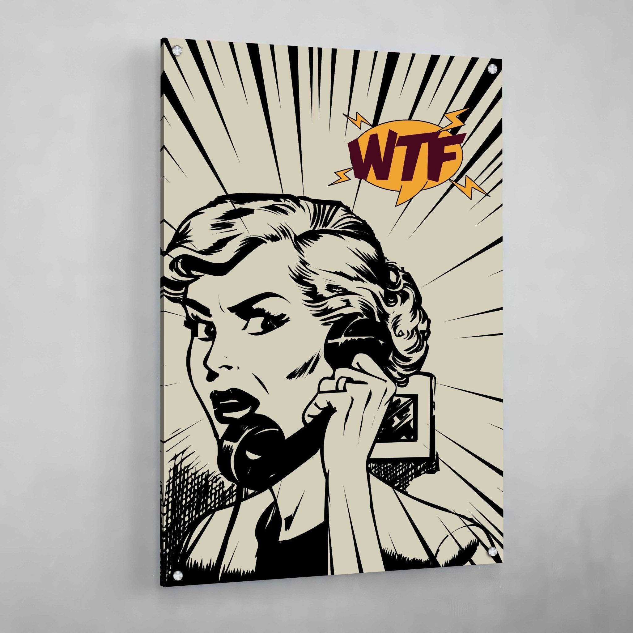 Vintage Pop Art Canvas - Luxury Art Canvas