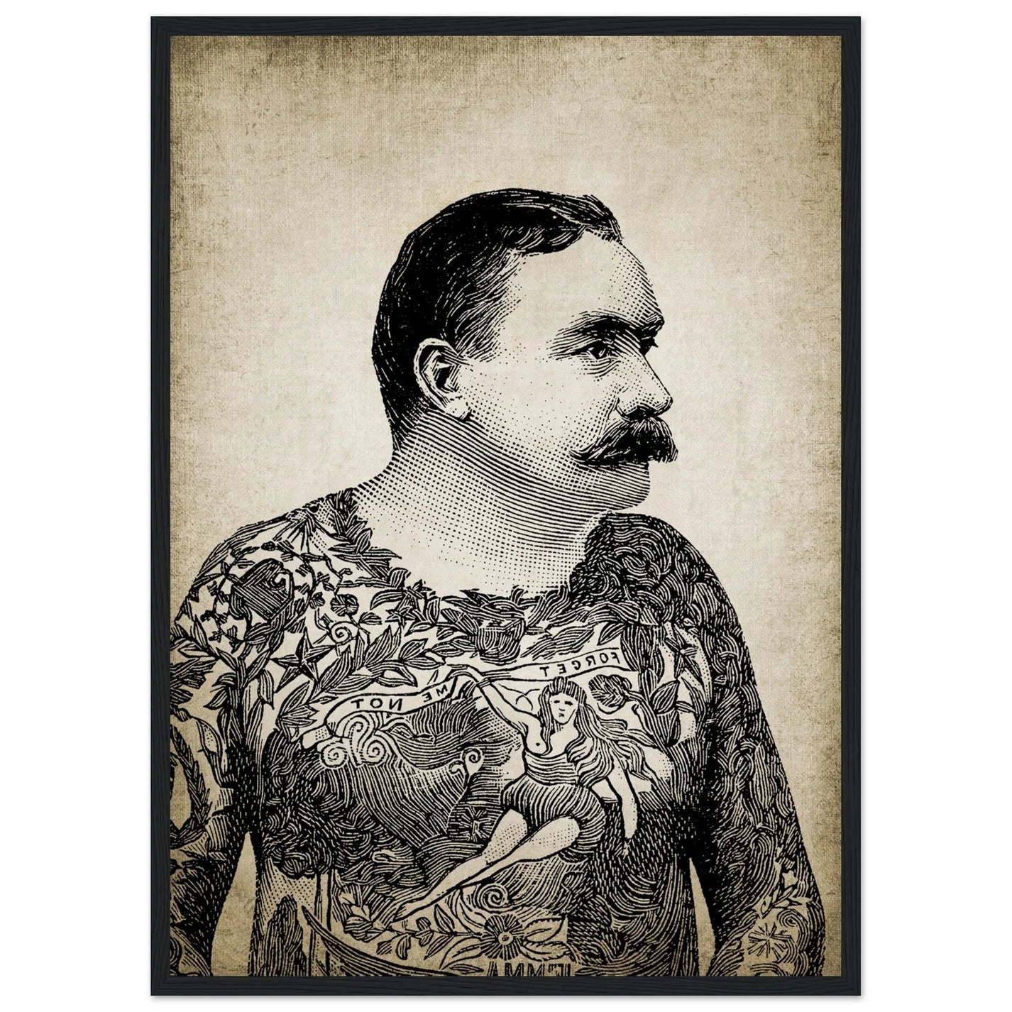 Vintage Tattoo Wall Art - Luxury Art Canvas