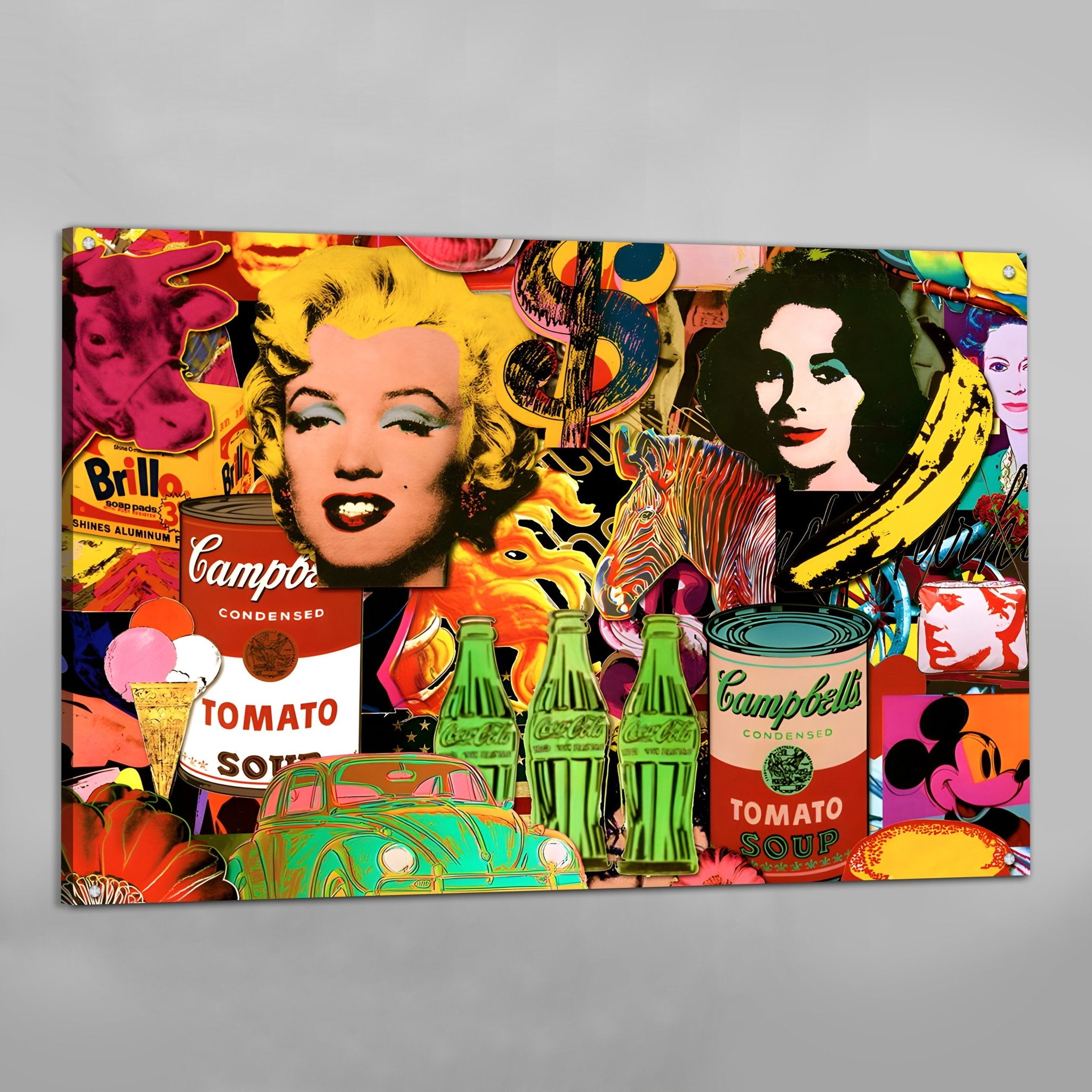 Wall Pop Art Canvas - Luxury Art Canvas