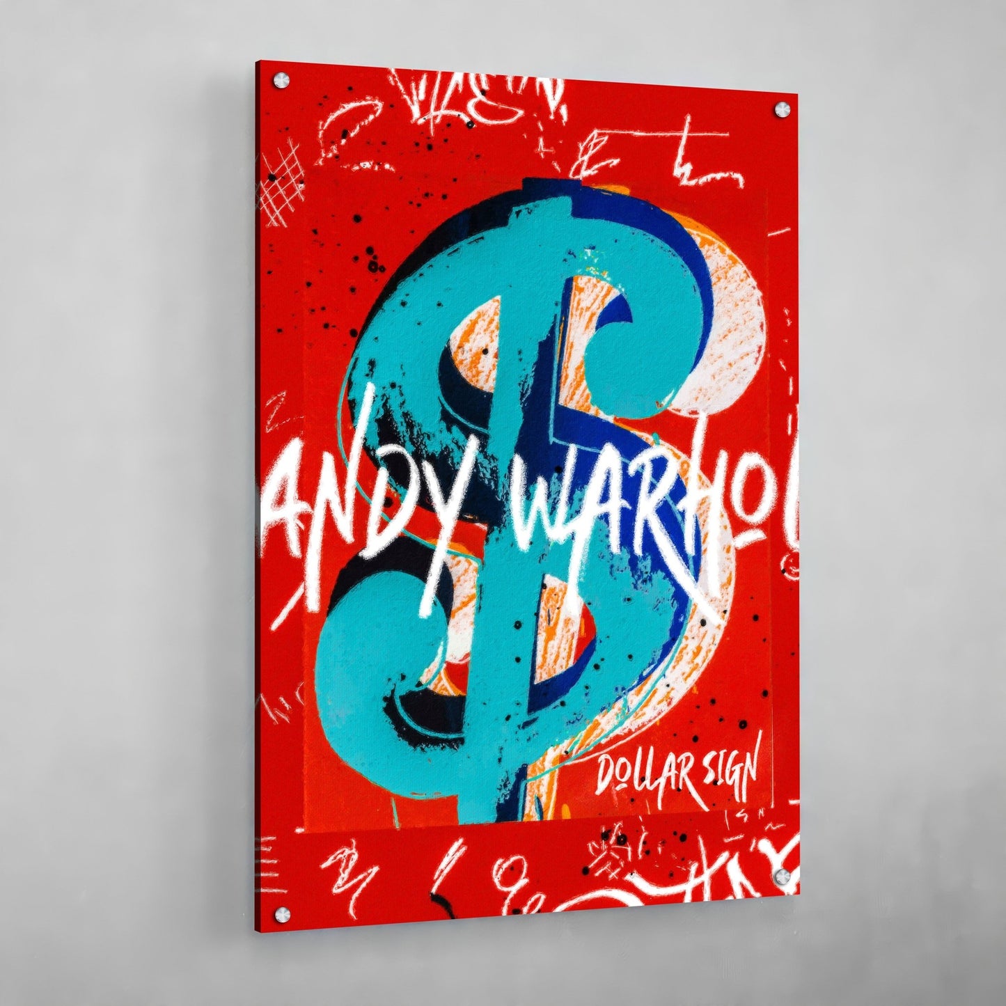 Warhol Dollar Sign - Luxury Art Canvas