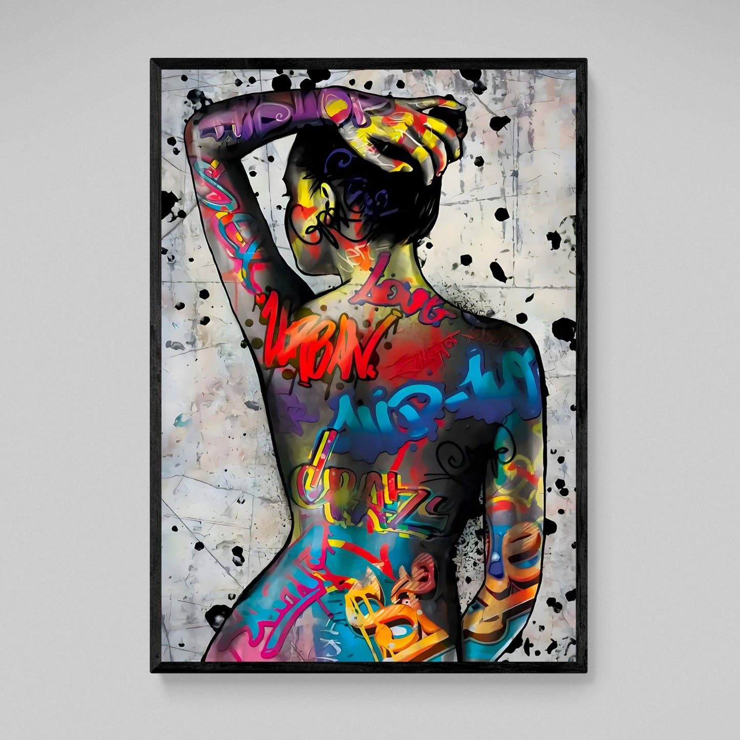 Woman Body Wall Art - Luxury Art Canvas