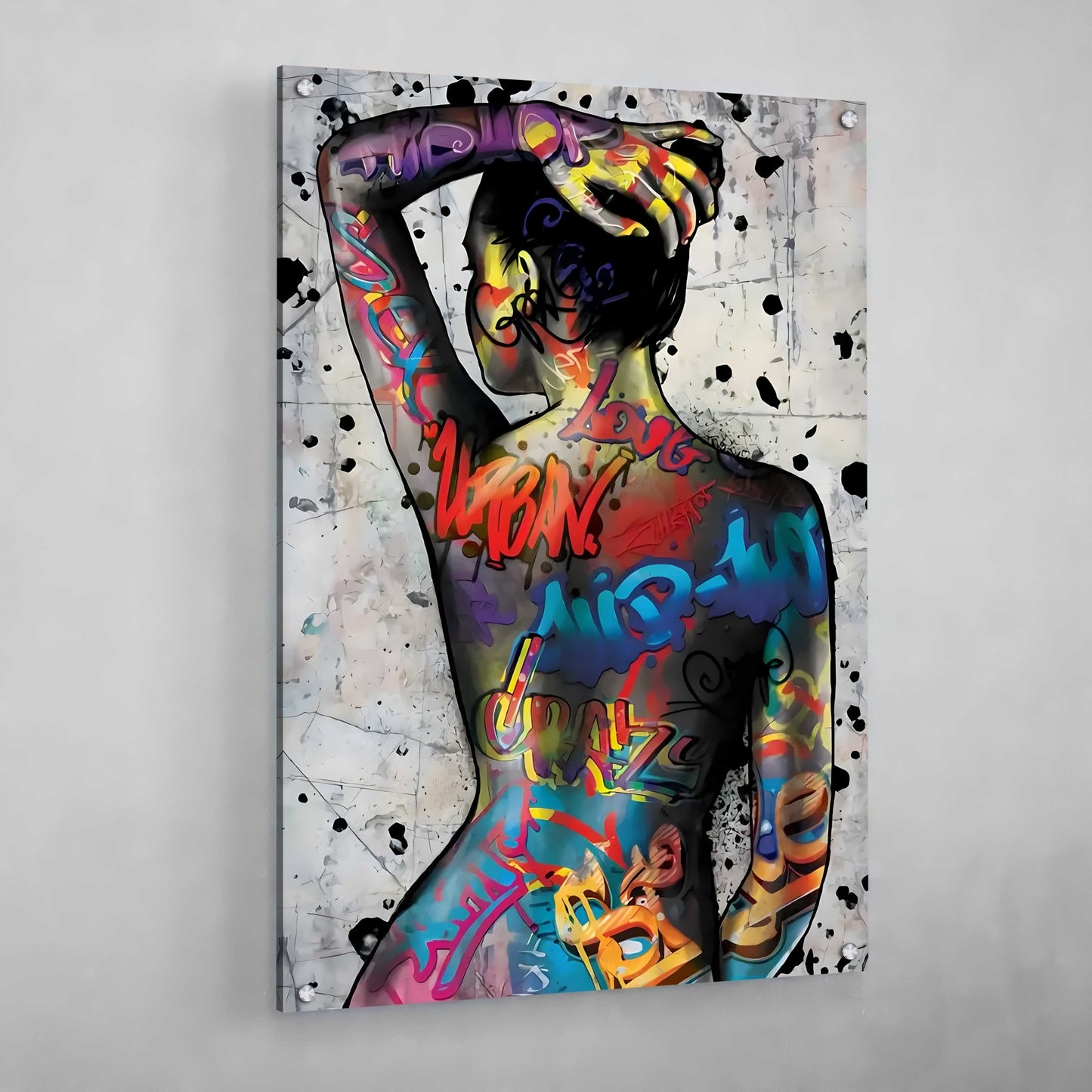 Woman Body Wall Art - Luxury Art Canvas