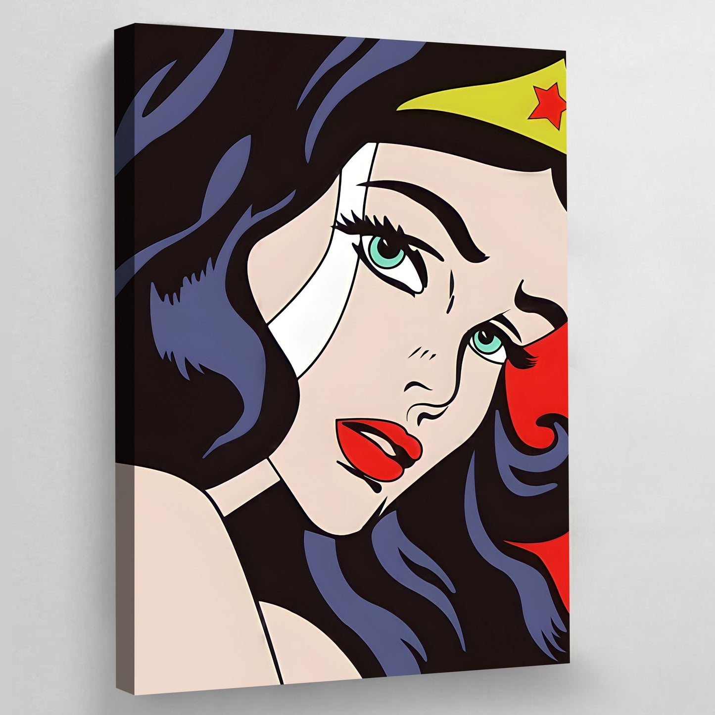 Woman Pop Art Canvas - Luxury Art Canvas