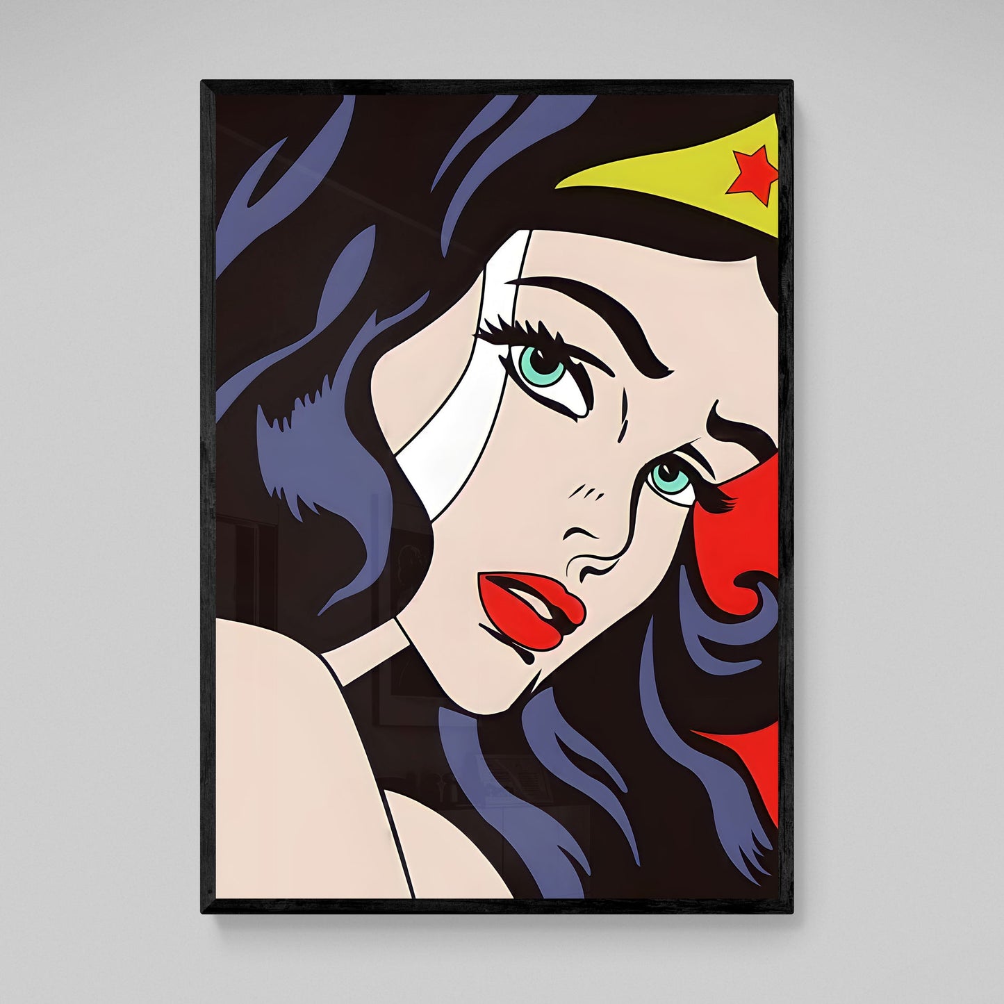 Woman Pop Art Canvas - Luxury Art Canvas