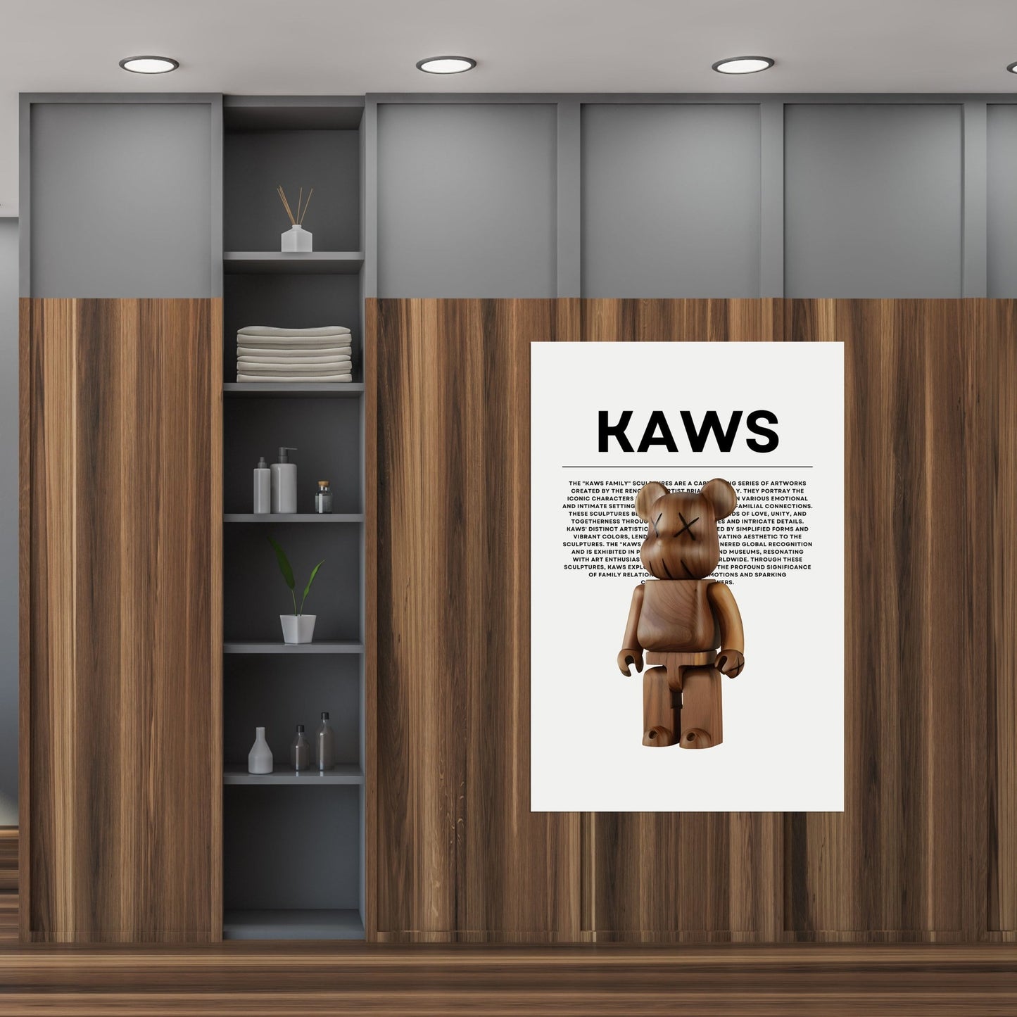 Wood HypeBeast Canvas Wall Art - Luxury Art Canvas