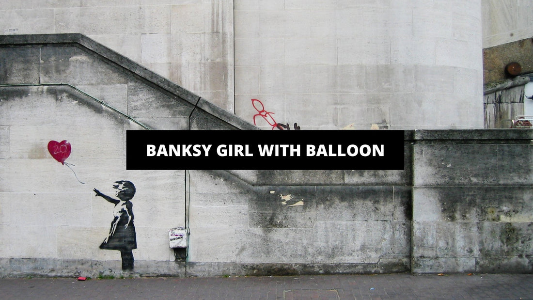Banksy Girl With Balloon - Luxury Art Canvas