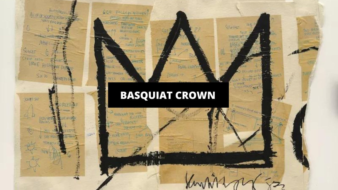 Basquiat Crown - Luxury Art Canvas