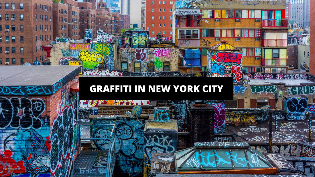 Graffiti In New York City - Luxury Art Canvas