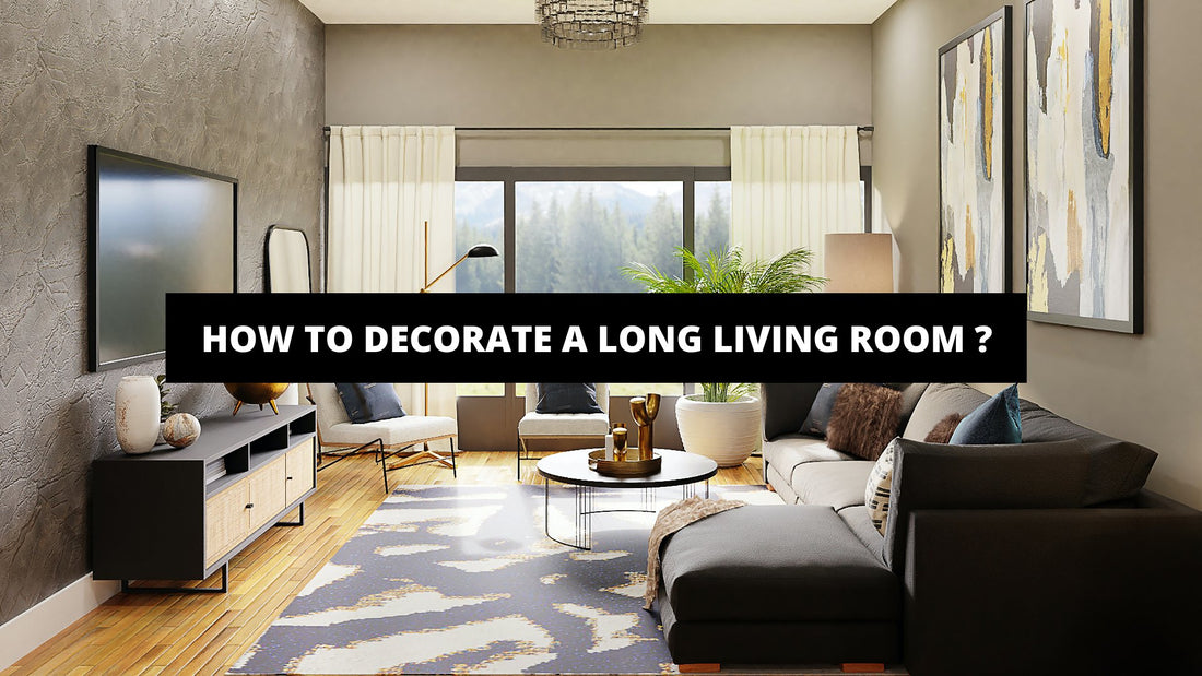 How To Decorate A Long Living Room ? - Luxury Art Canvas