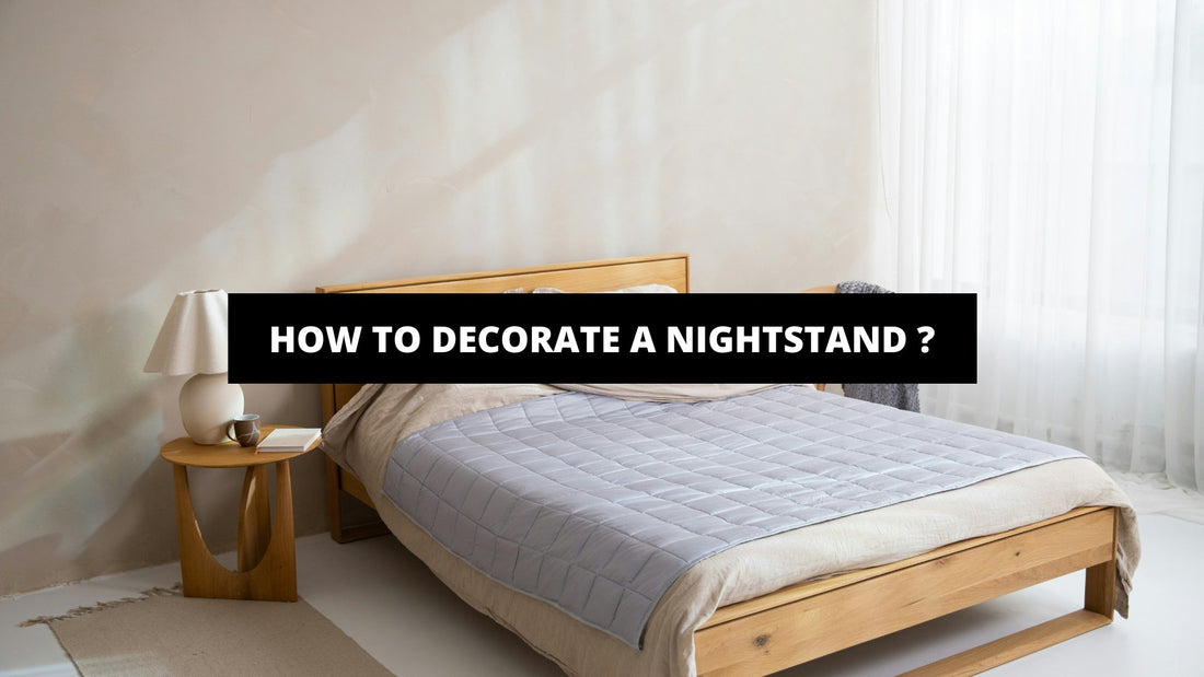 How To Decorate A Nightstand ? - Luxury Art Canvas