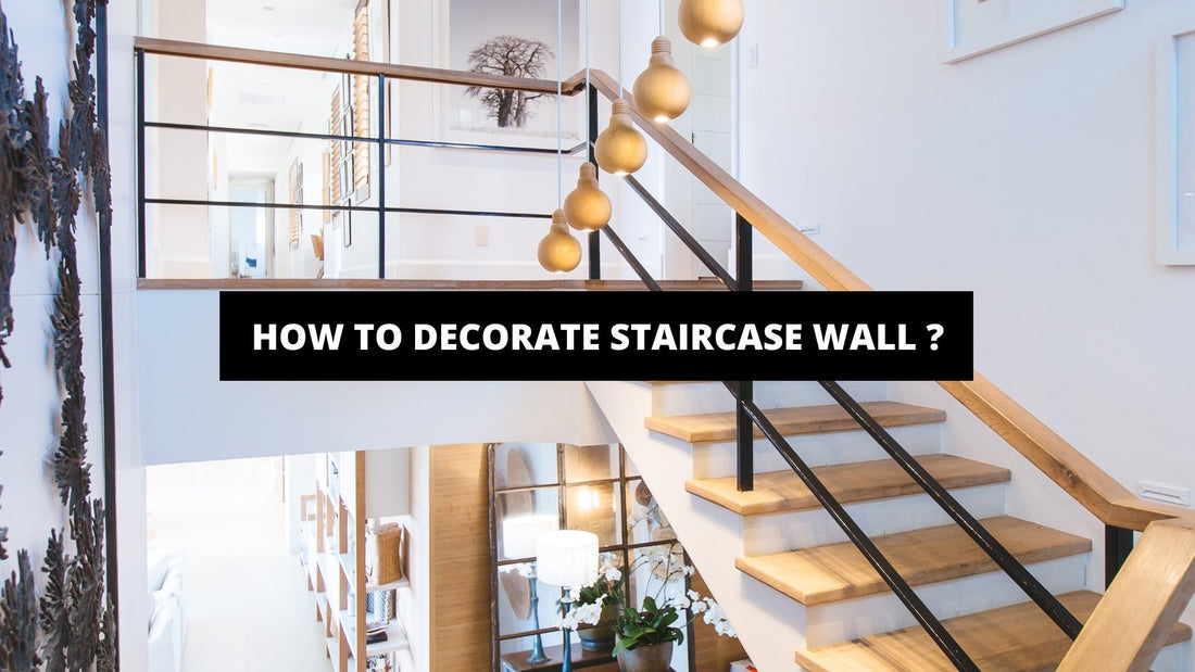 How To Decorate A Staircase Wall ? - Luxury Art Canvas