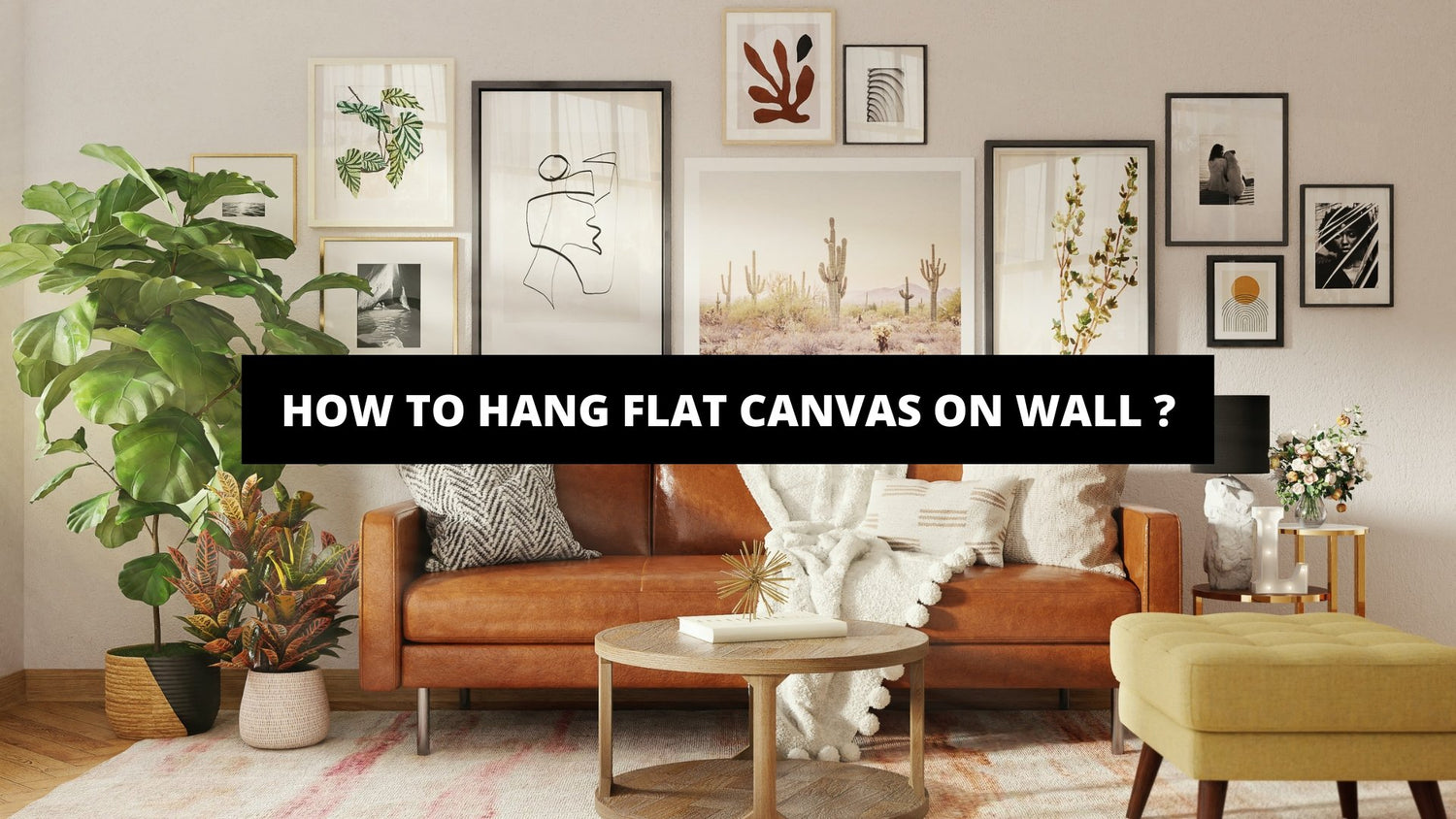 How To Hang Flat Canvas On Wall ? Luxury Art Canvas