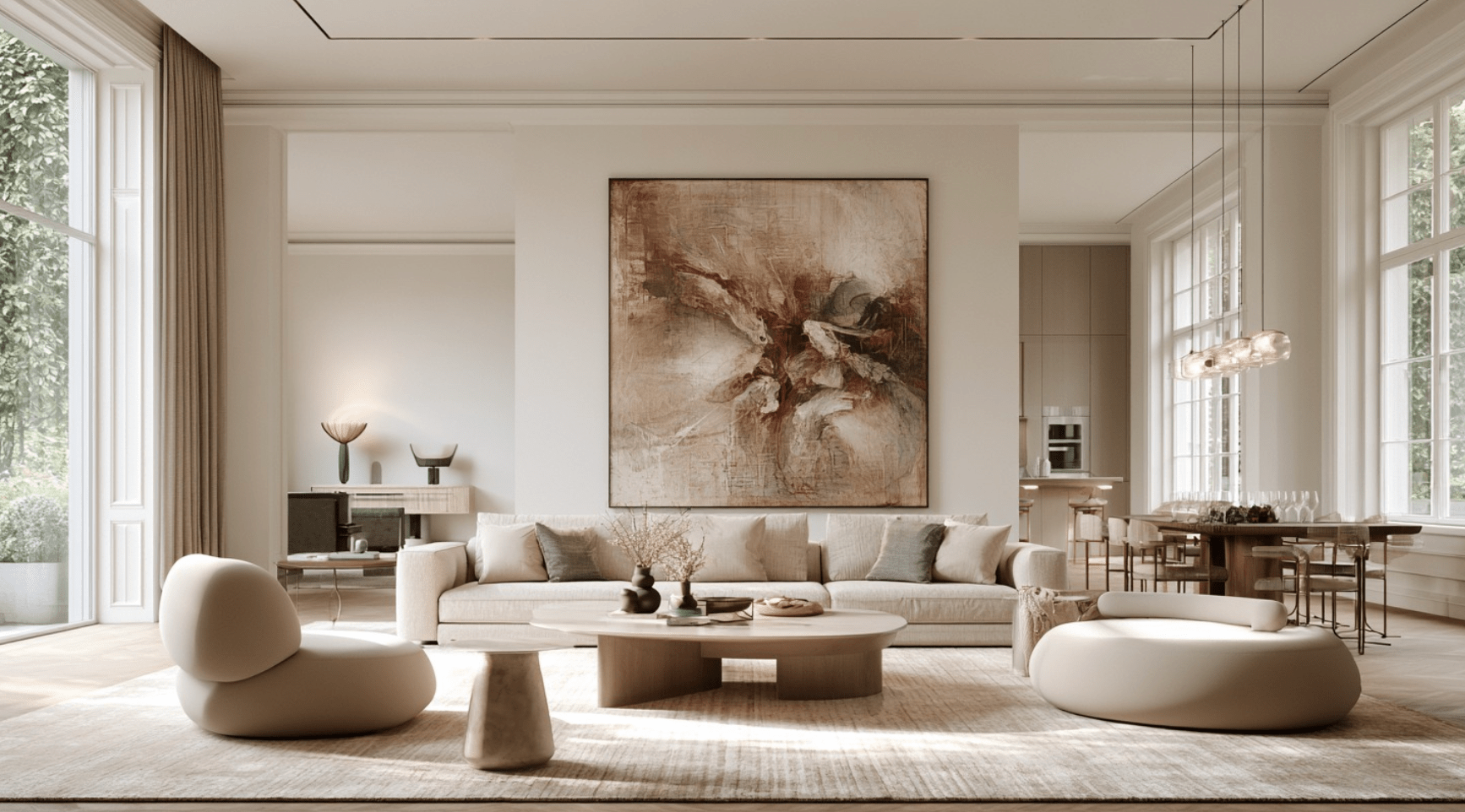 How to Make Every Room a Statement: The Interior Design Approach to Art-Forward Spaces - Luxury Art Canvas