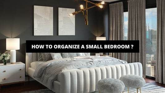 How To Organize A Small Bedroom ? - Luxury Art Canvas